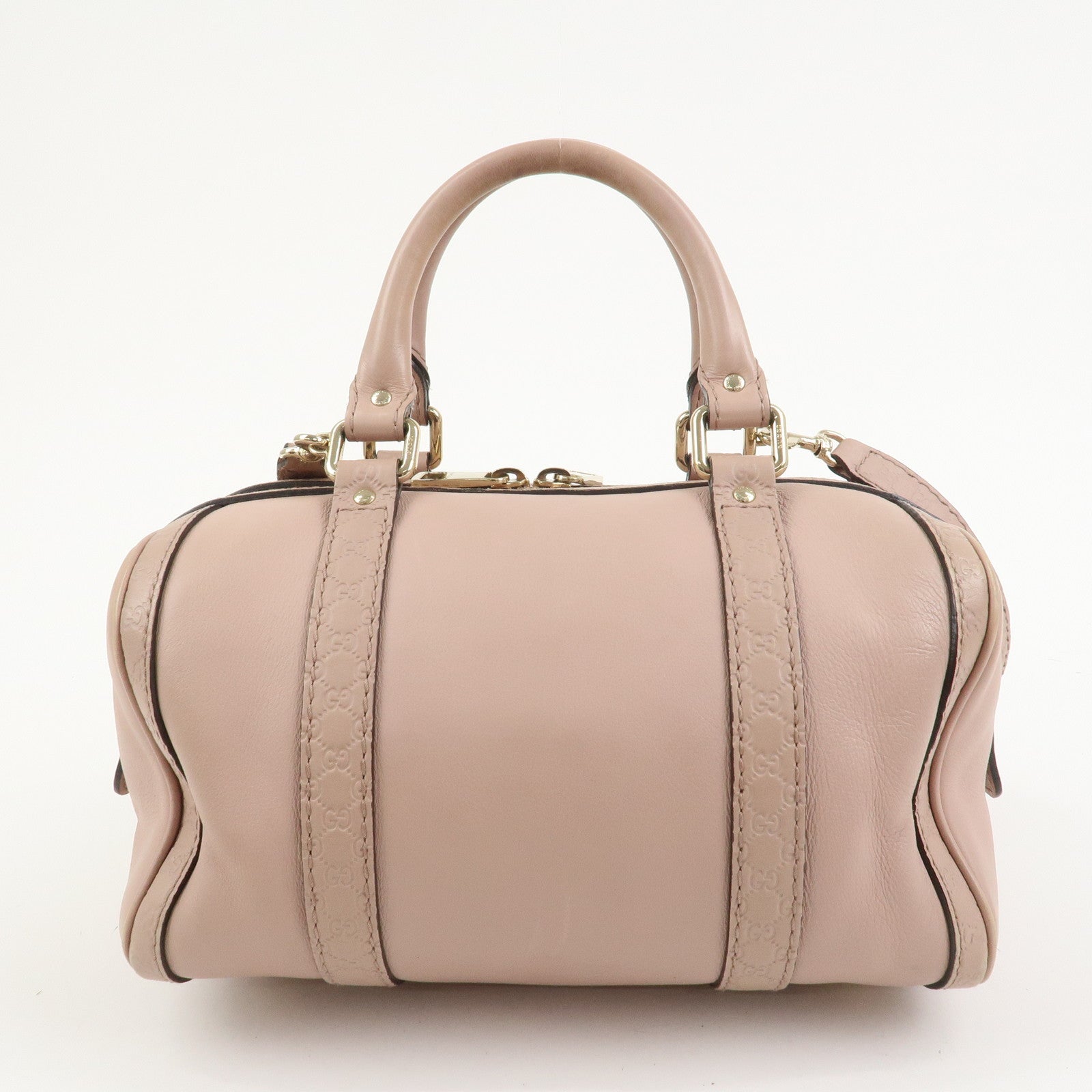 GUCCI Micro Guccissima 2Way Bag Boston Bag Pink 269876