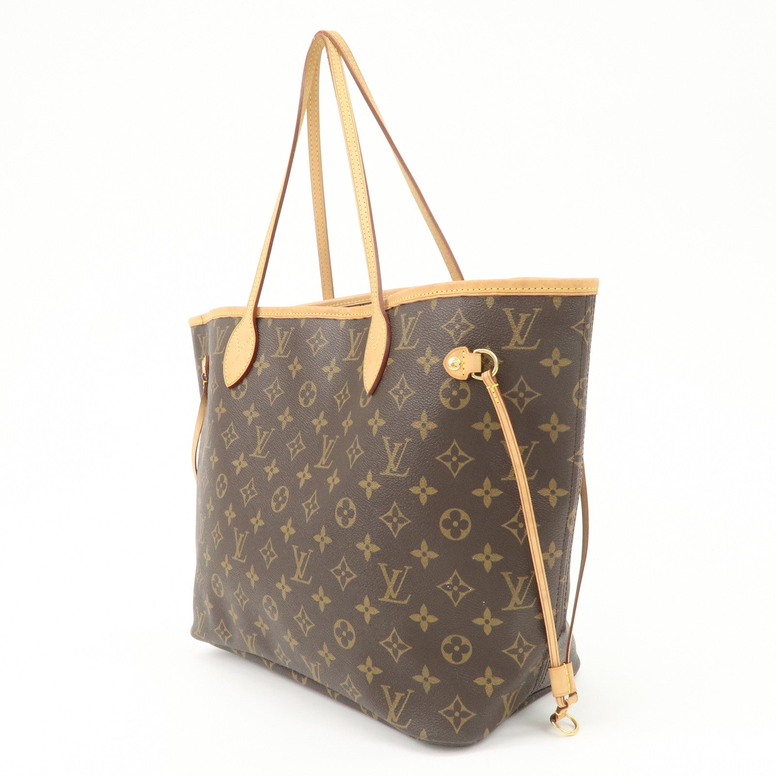 Louis Vuitton Monogram Neverfull MM Tote Bag Brown M40156 Used