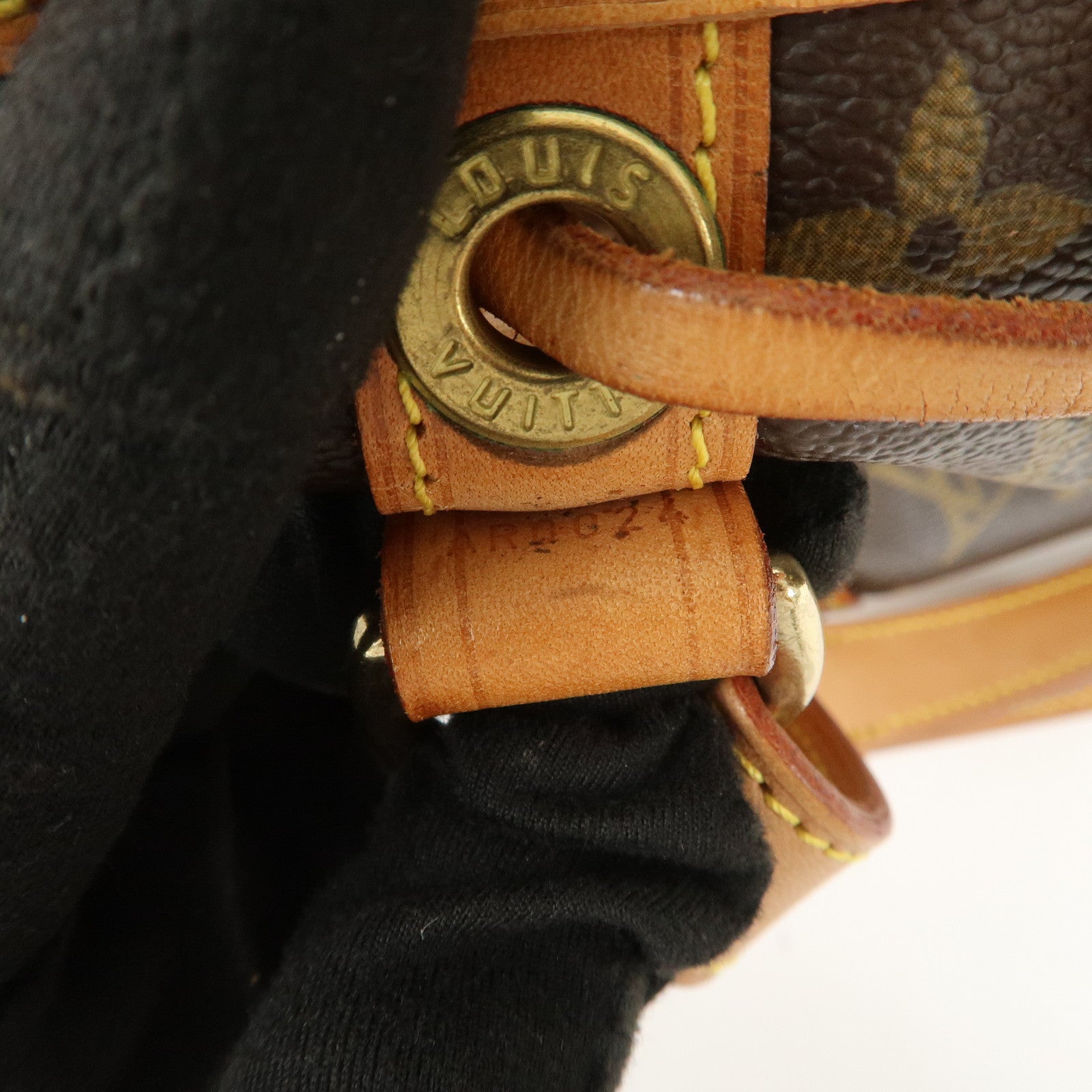 Louis Vuitton Monogram Petit Noe Shoulder Bag Brown M42226