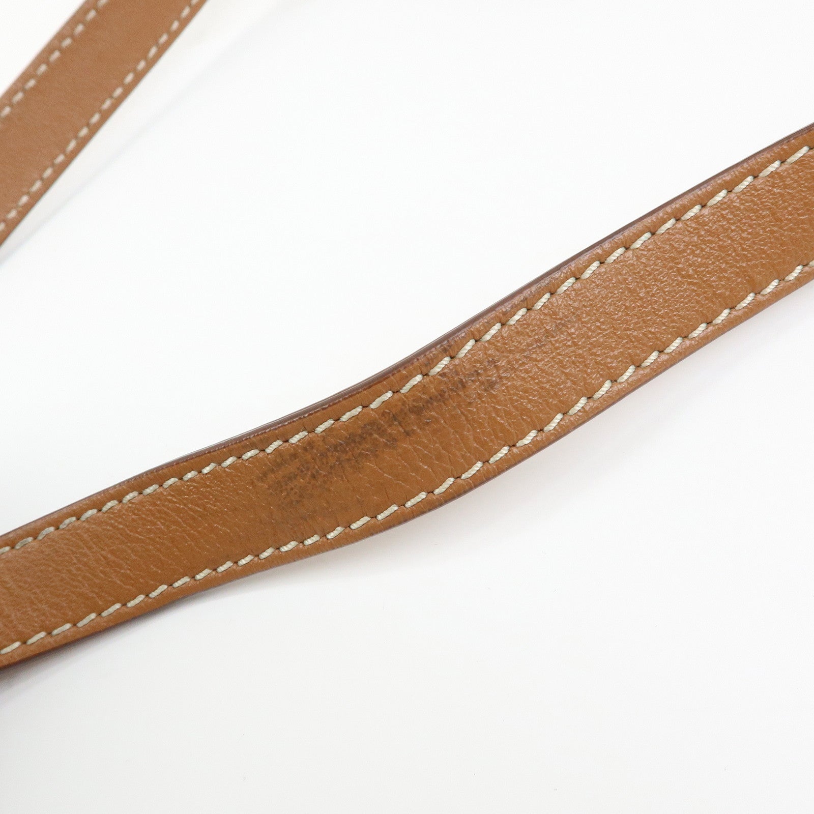 TOD'S Oboe Raffia Leather Shoulder Bag Crossbody Bag Beige Brown