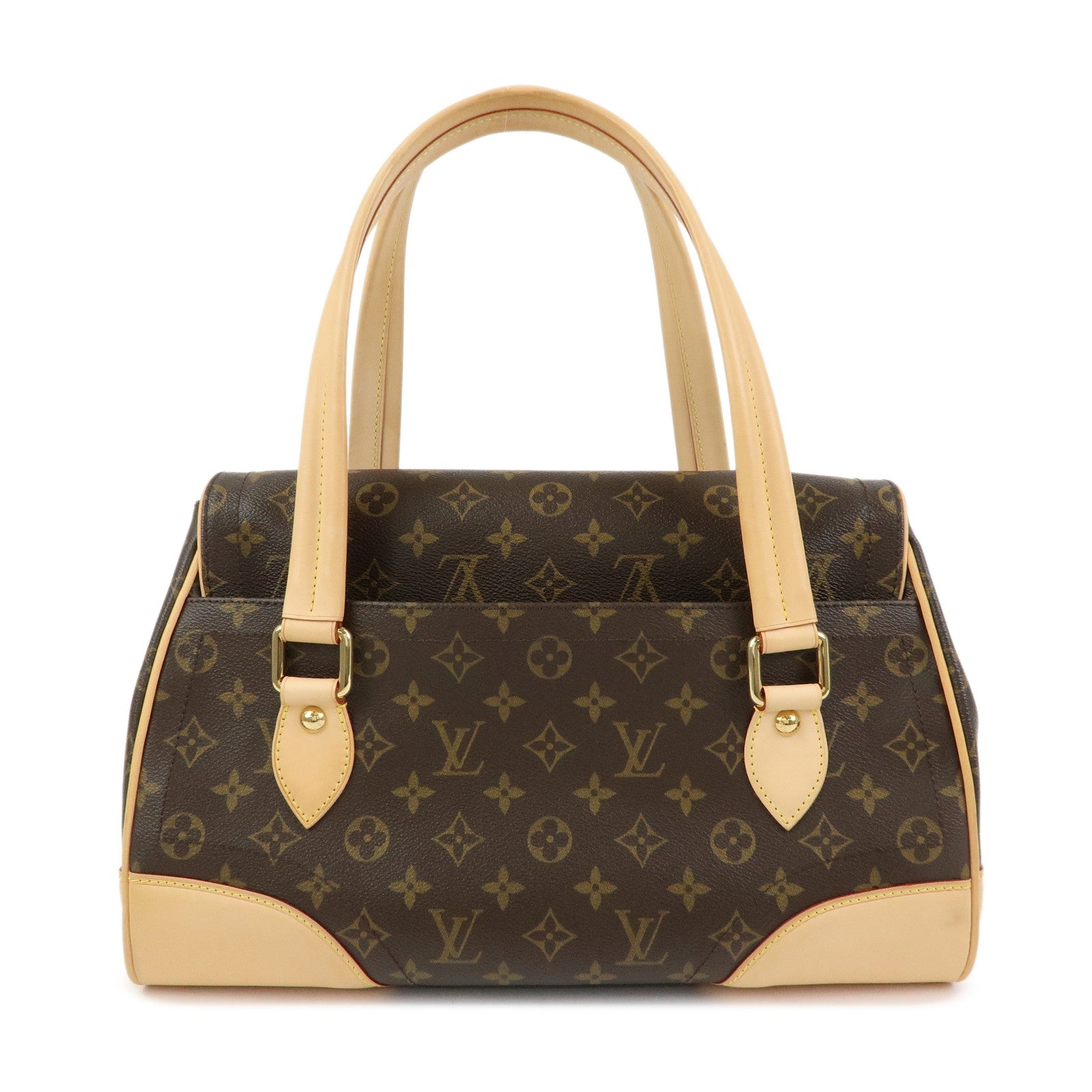 Louis Vuitton Monogram Beverly GM Shoulder Hand Bag Brown M40120