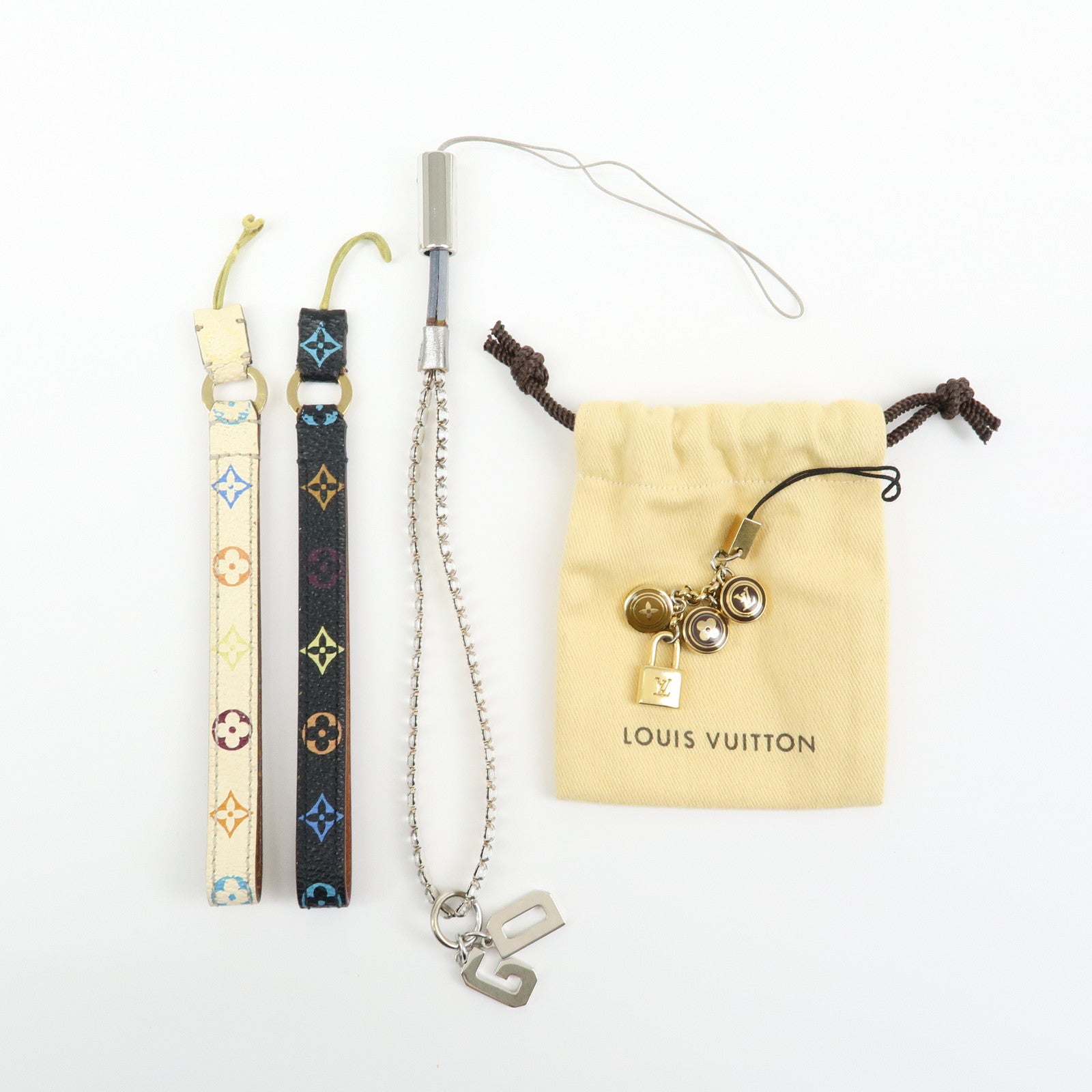 Louis Vuitton Dolce&Gabbana Set of 4 Bag Charm M65389 M92598 M92597