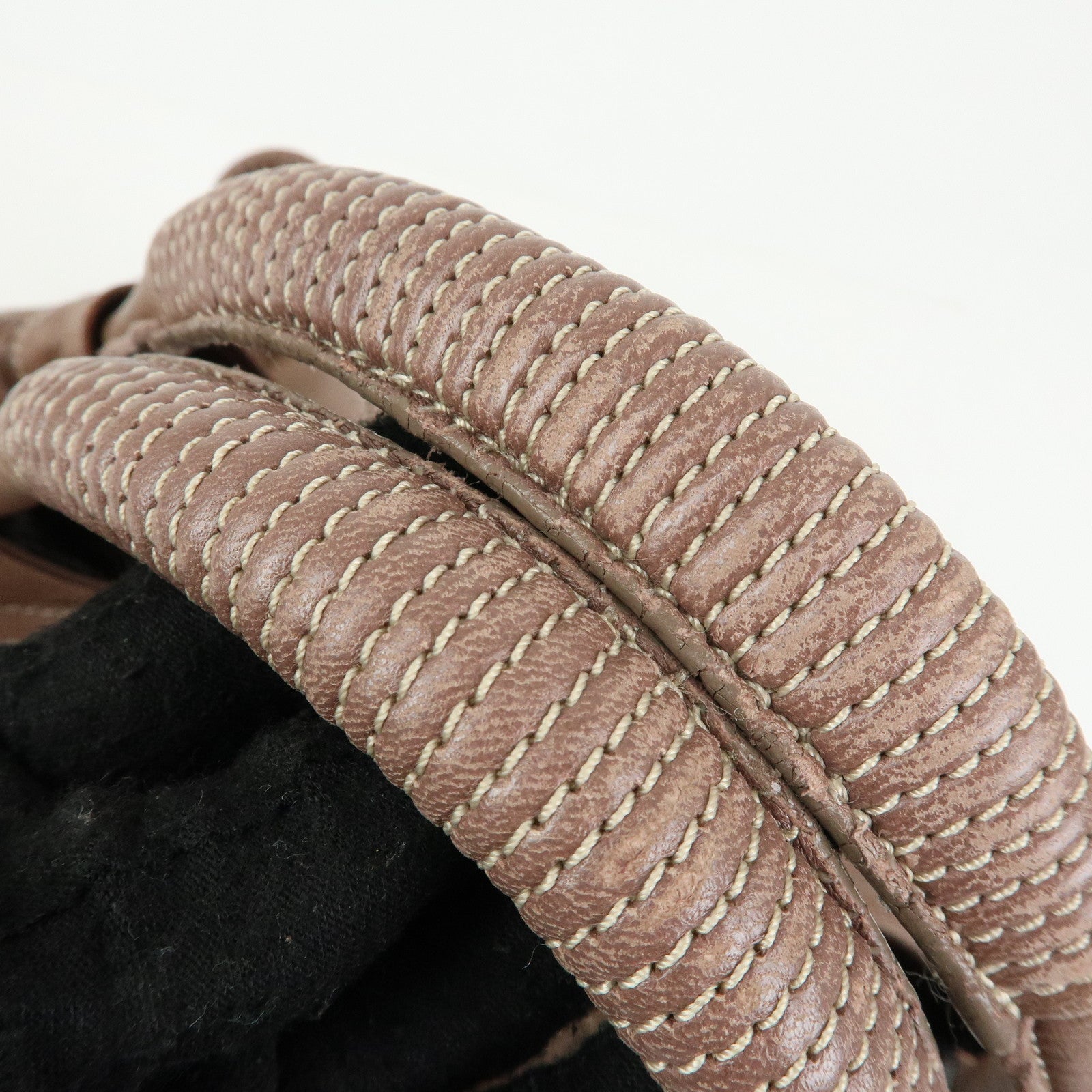 LOEWE Anagram Nappa Aire Leather Hand Bag Tote Bag Brown