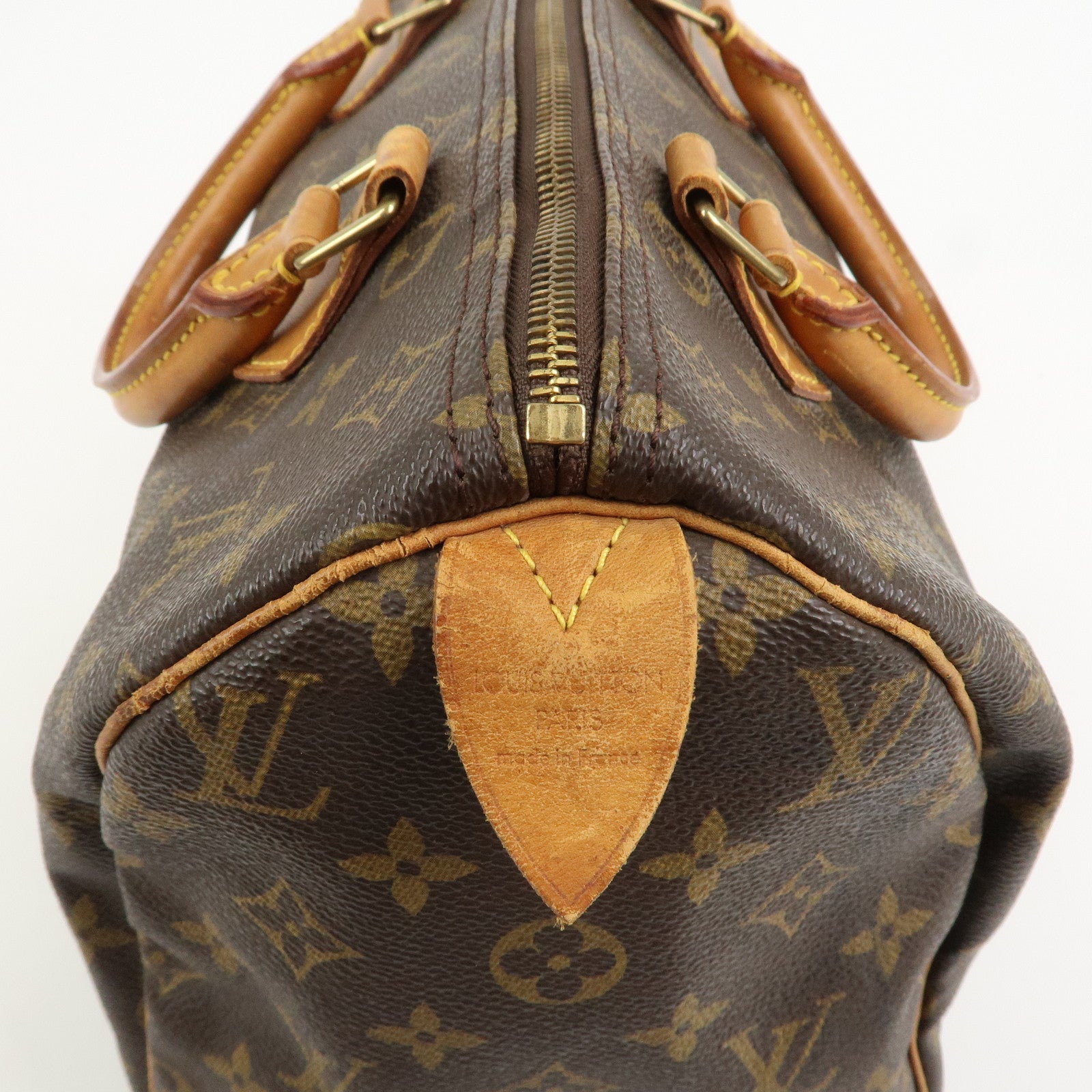 Louis Vuitton Monogram Speedy 30 Boston Bag Hand Bag Brown M41526