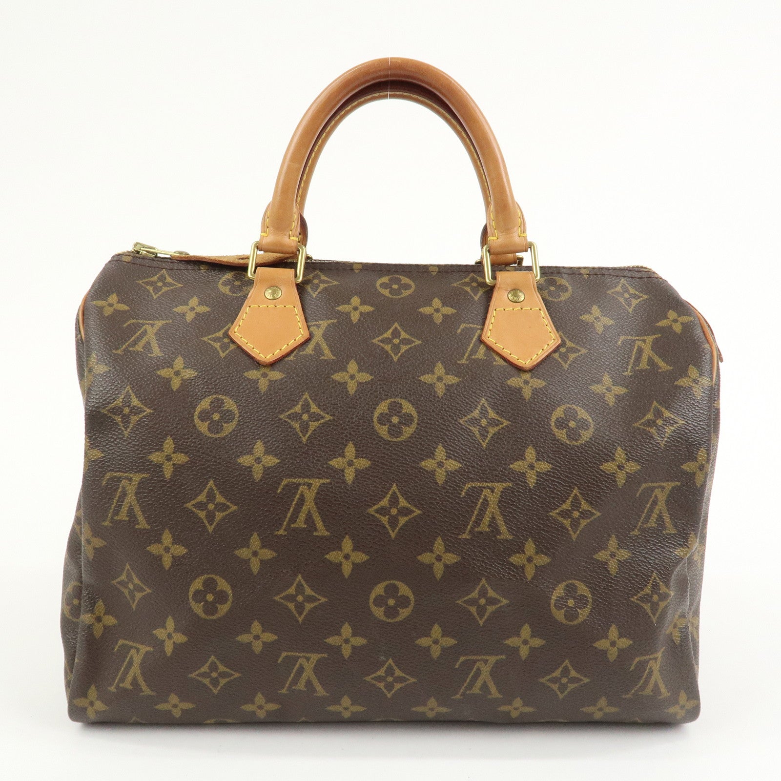 Louis Vuitton Monogram Speedy 30 Boston Bag Hand Bag Brown M41526