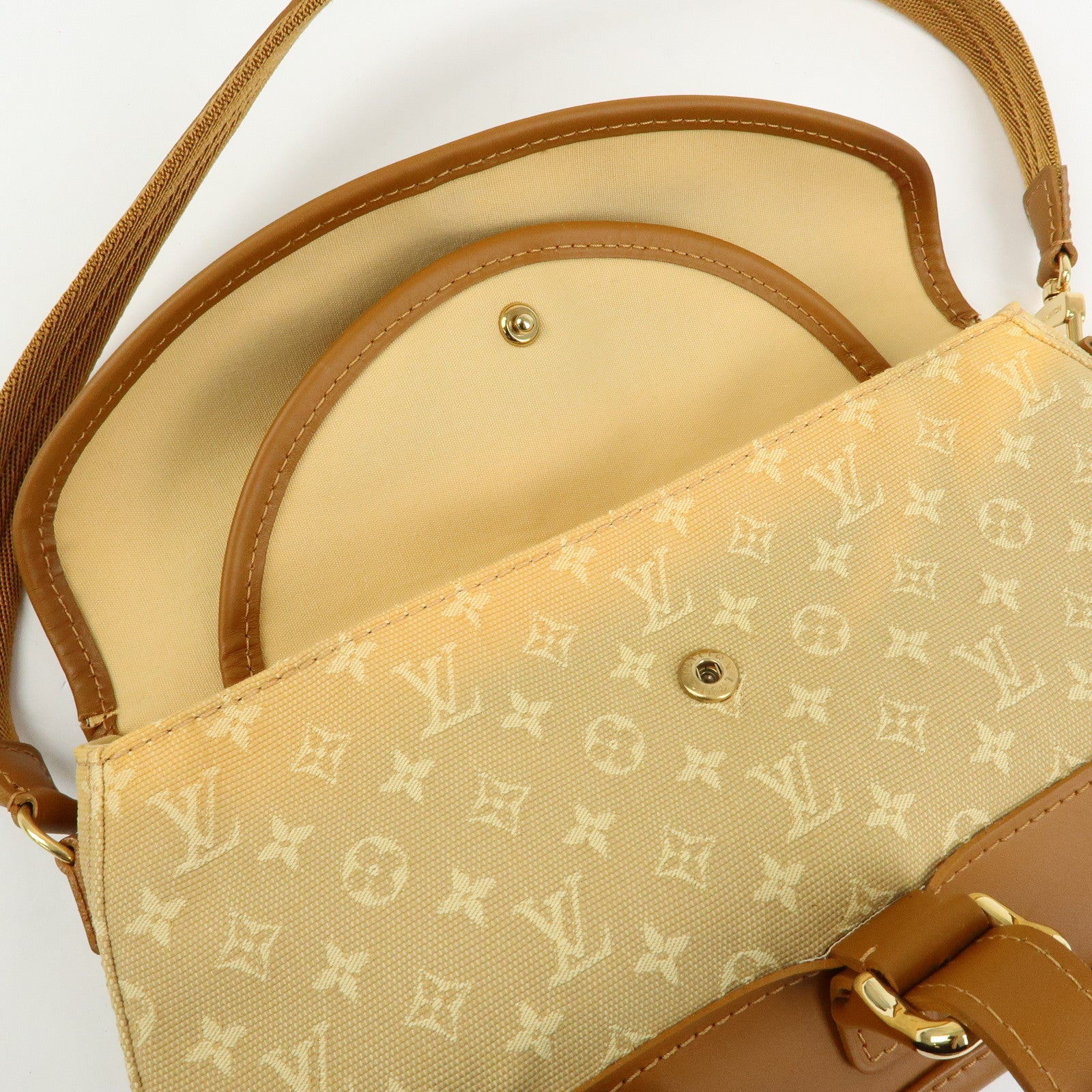 Louis Vuitton Monogram Mini Marjolie Hand Bag Beige M92694