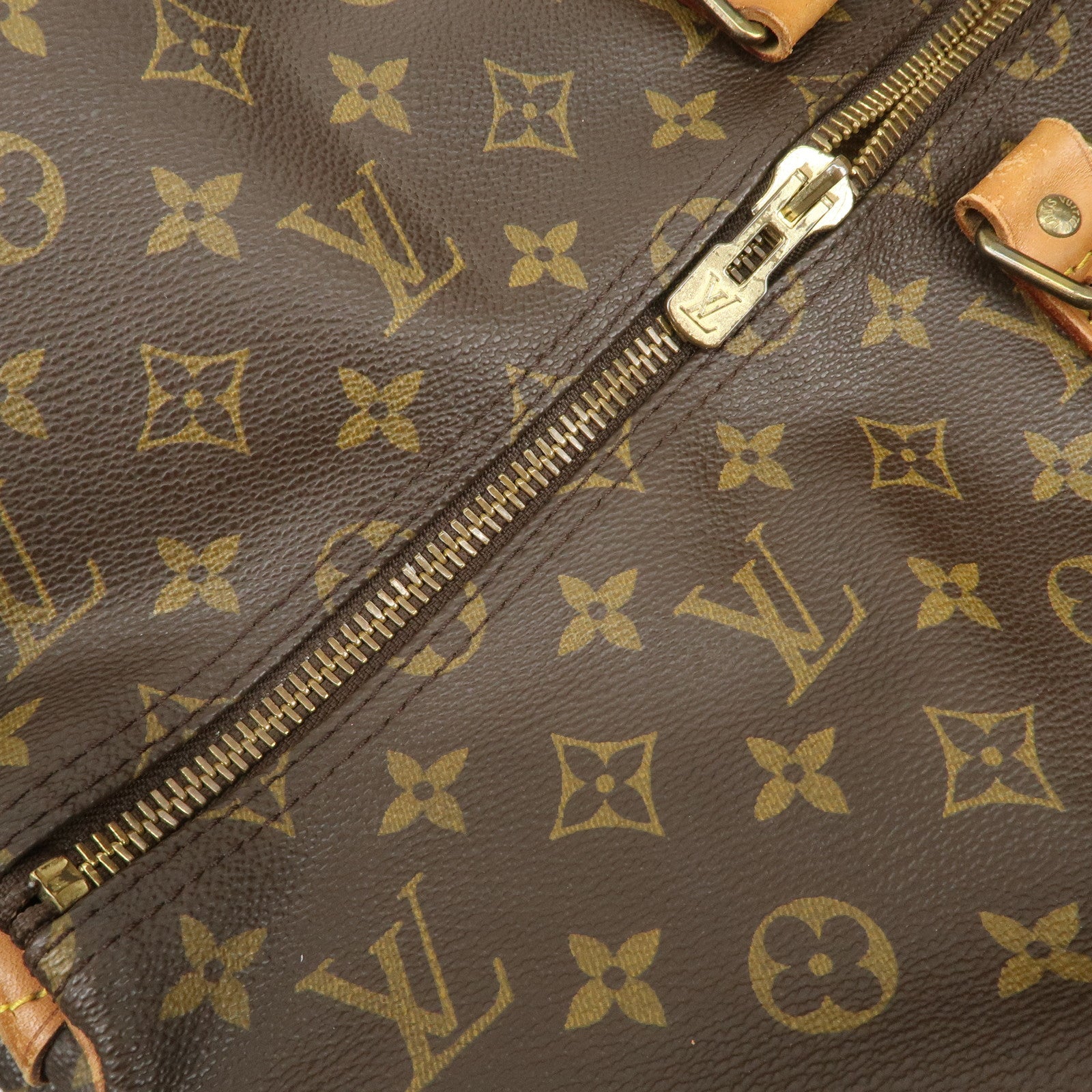 Louis Vuitton Monogram Keep All 55 Boston Bag Brown M41424