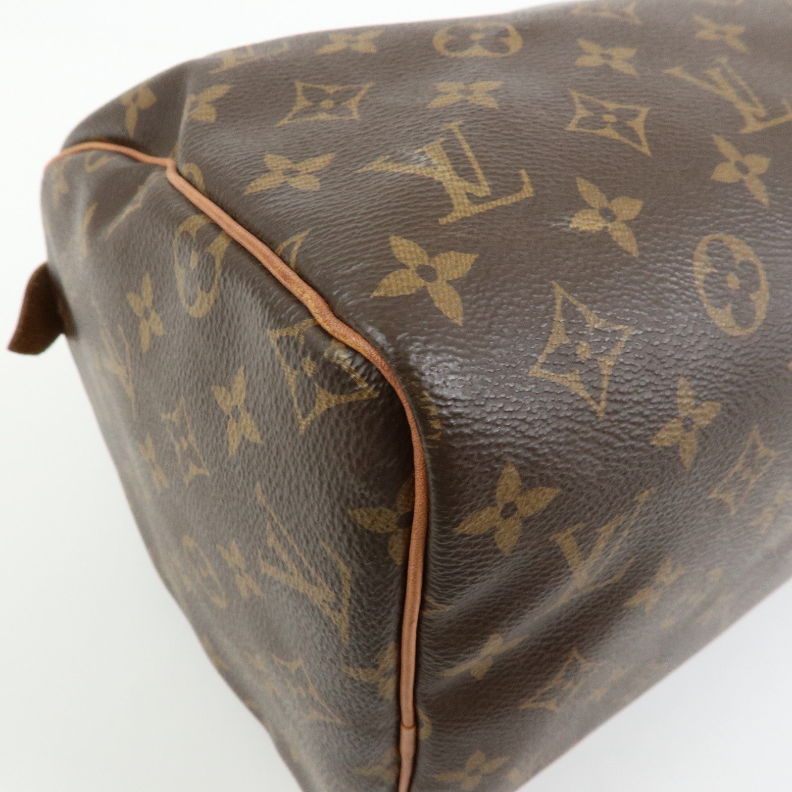 Louis Vuitton Monogram Speedy 30 Boston Bag Hand Bag Brown M41108