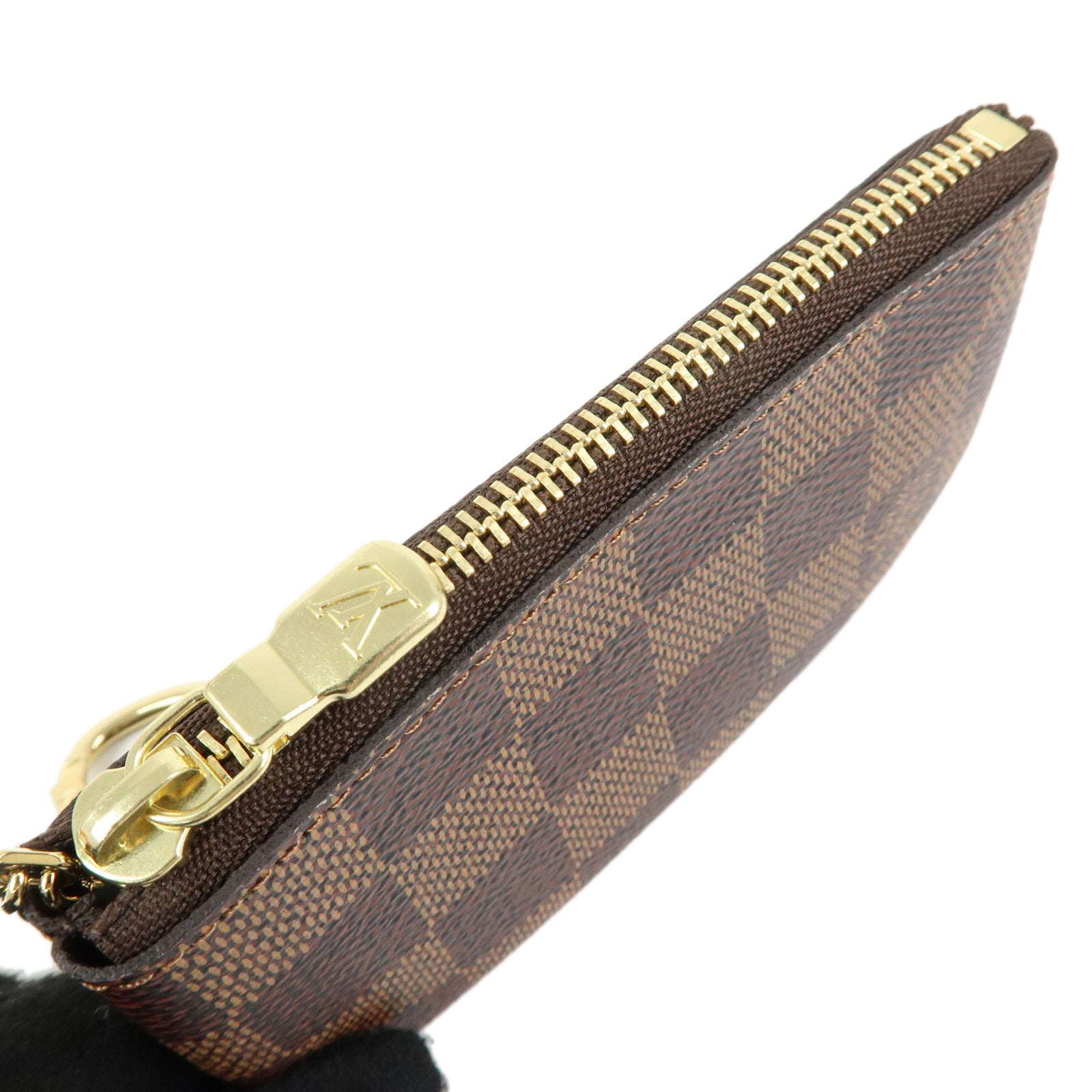Louis Vuitton Damier Canvas Pochette Cles Damier Ebene N62658