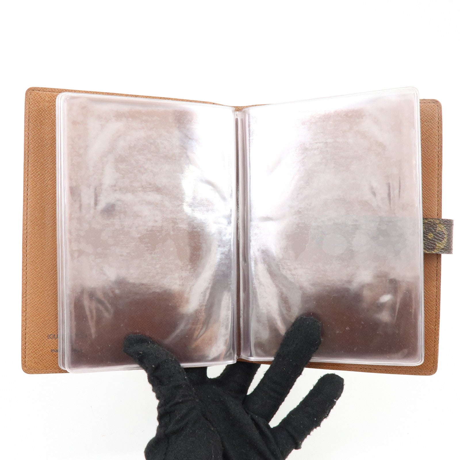 Louis Vuitton Monogram Pochette Photo Picture Holder Brown M58817