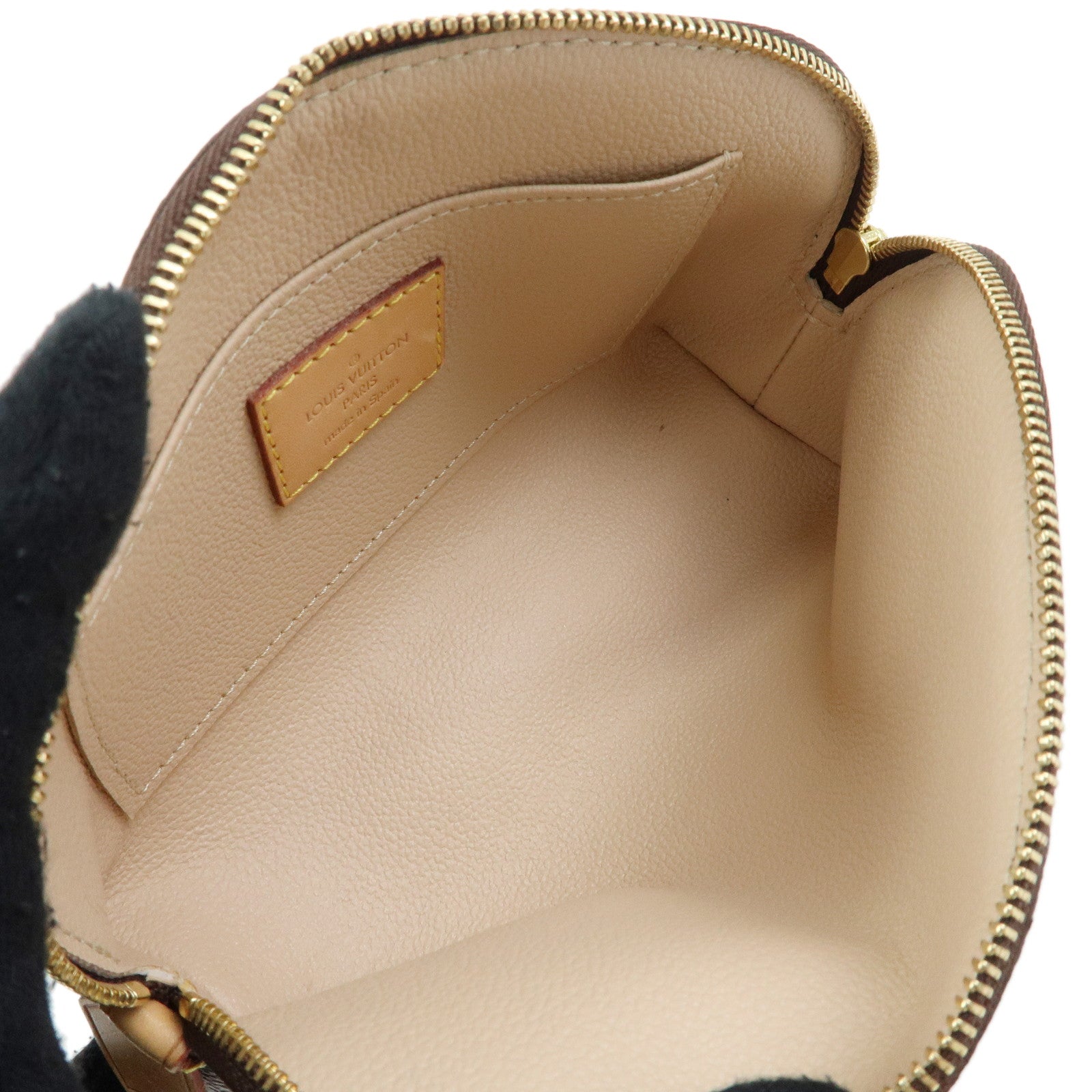 Louis Vuitton Monogram Pochette Cosmetic PM Pouch Brown M47515