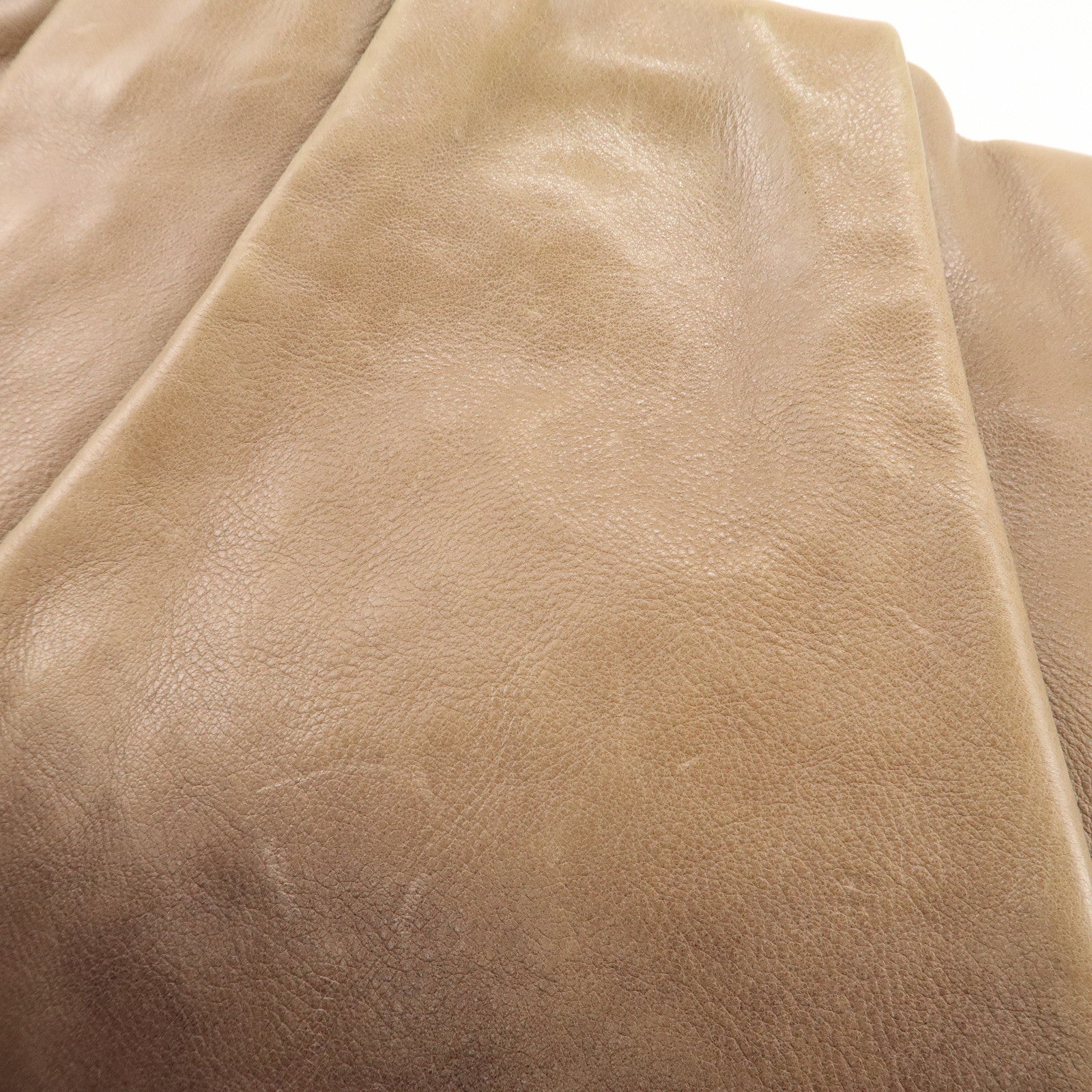 PRADA Leather Gradation Shoulder Bag Brown BR4070