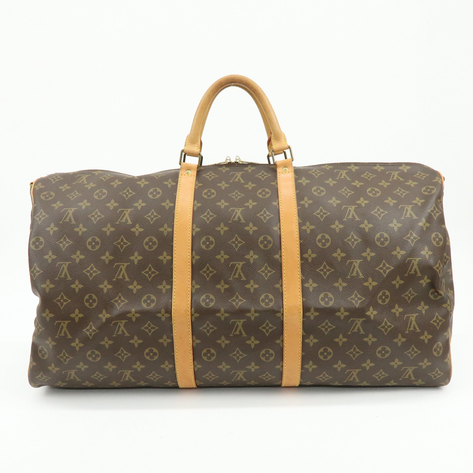 Louis Vuitton Monogram Keep All Bandouliere 60 Boston Bag M41412