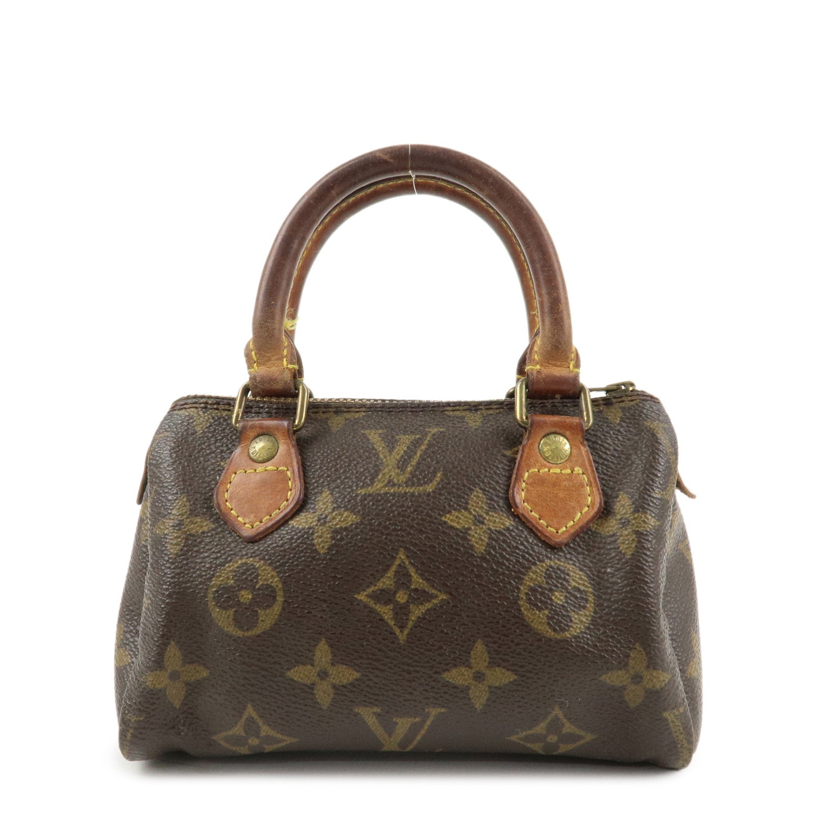 Louis Vuitton Monogram Mini Speedy Hand Bag M41534 Used