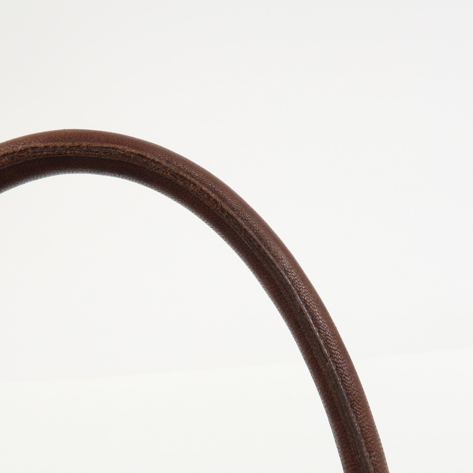 PRADA Logo Leather 2Way Bag Hand Bag Shoulder Bag Brown BN1773