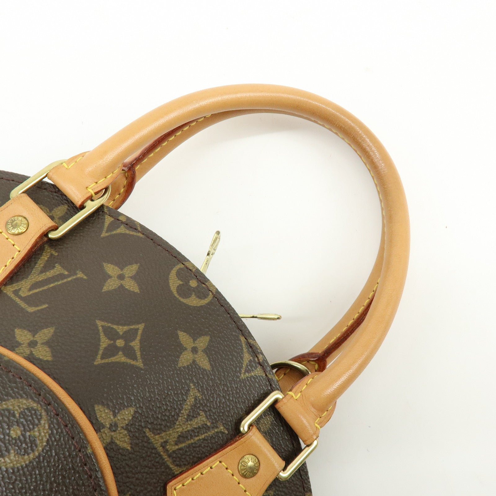 Louis Vuitton Monogram Ellipse PM Hand Bag Brown M51127