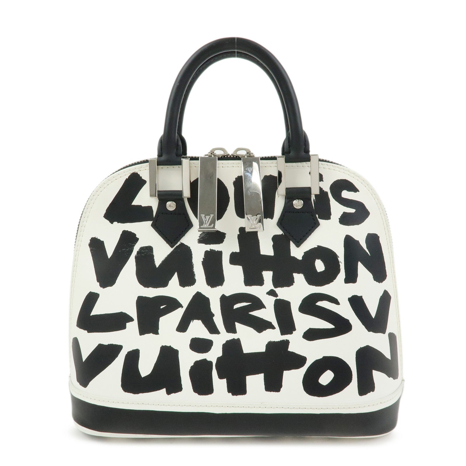 Louis Vuitton Monogram Graffiti Alma MM Hand Bag 2001 SS M92179