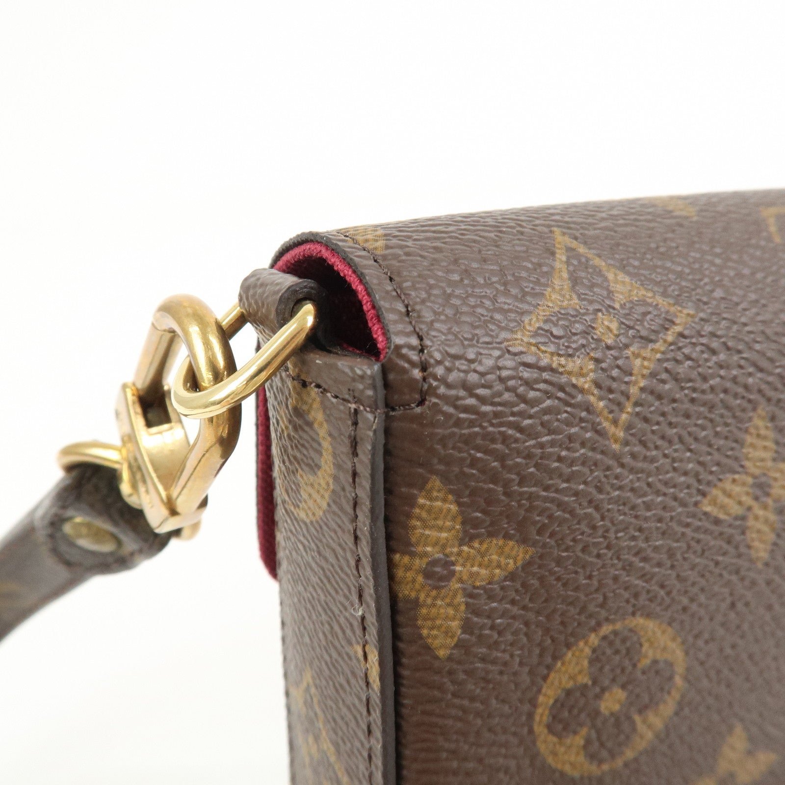 Louis Vuitton Monogram Pochette Felicie Shoulder Bag Brown M61276