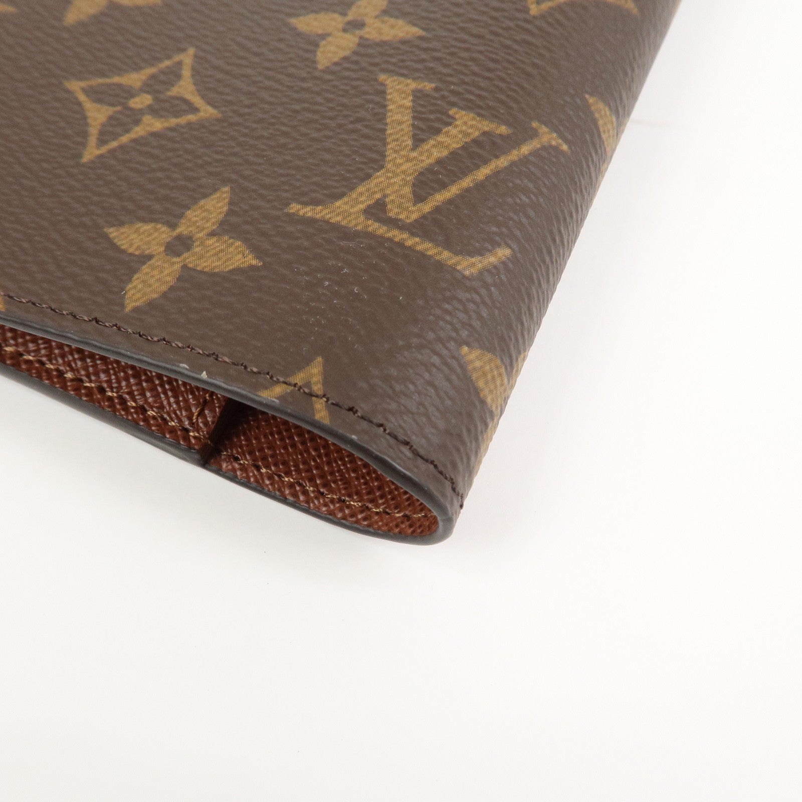 Louis Vuitton Monogram Agenda Bureau Planner Cover Brown R20100