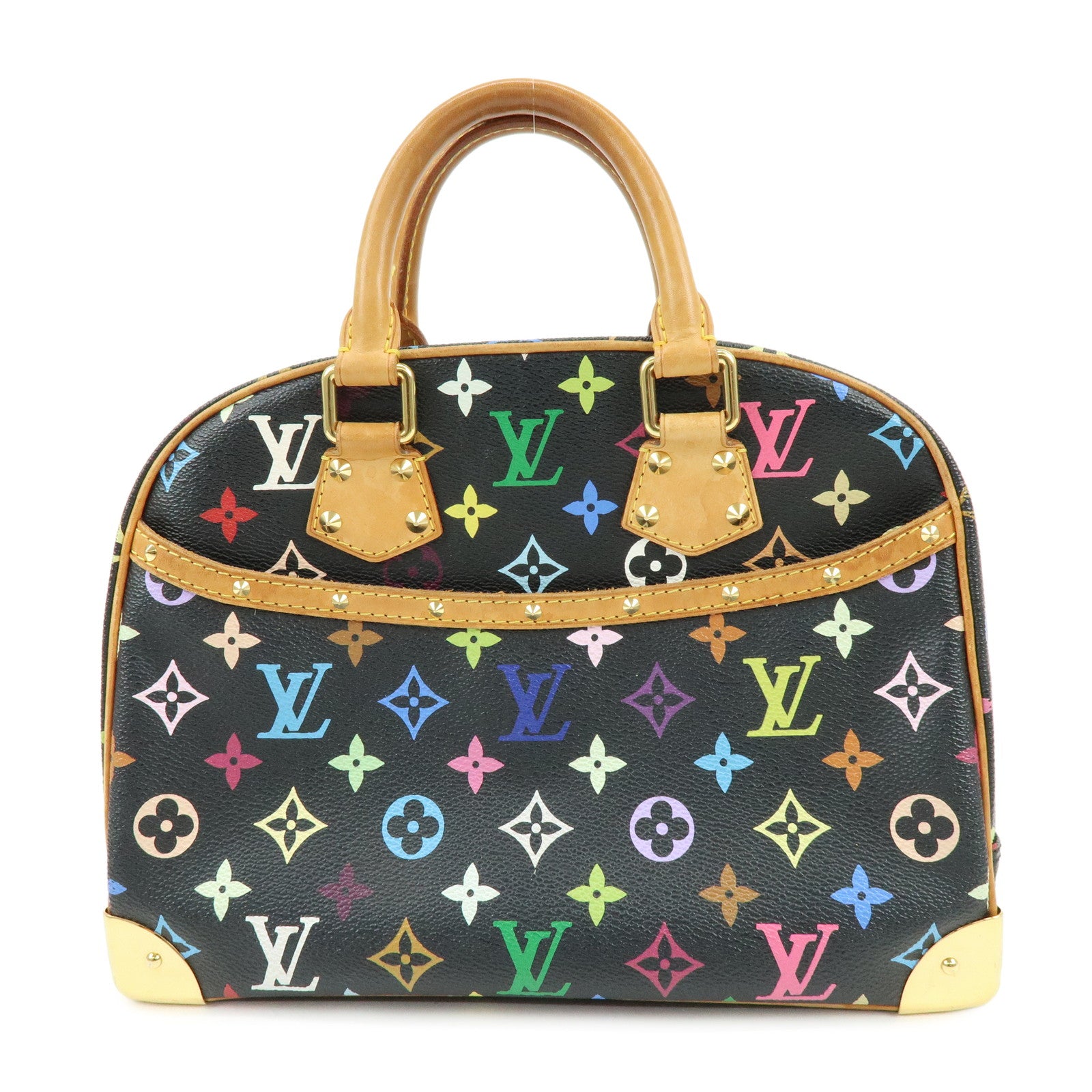 Louis Vuitton Monogram Trouville Multicolor Hand Bag Noir M92662