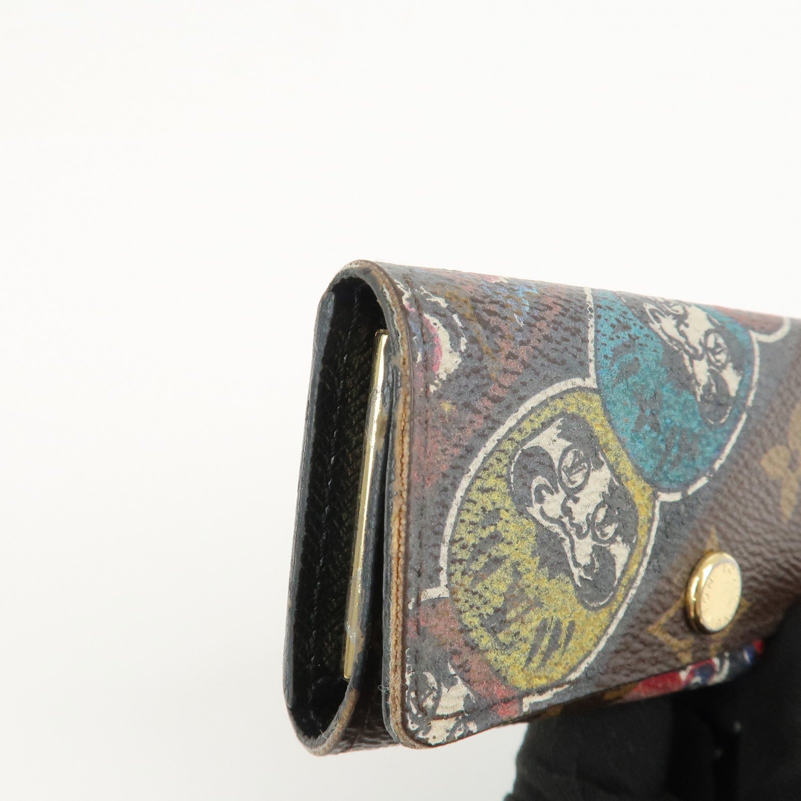 Louis Vuitton Monogram Kansai Yamamoto Multicles 4 Key Case Brown