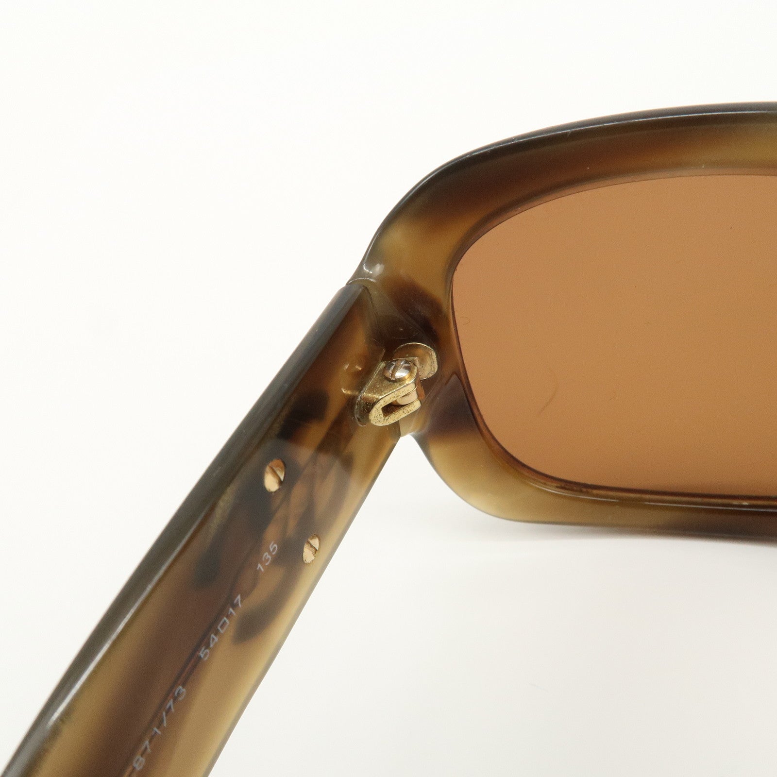 CHANEL Plastic Sunglasses Brown 5102 c.871/73 54□17 135