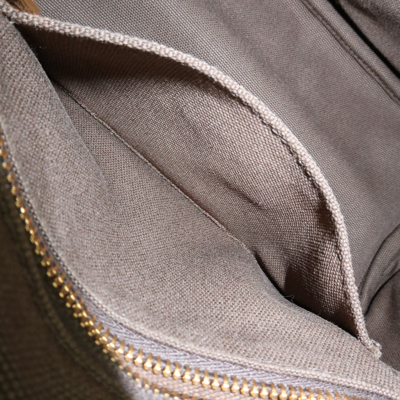 PRADA Canapa Mini Canvas Tote Bag Hand Bag Khaki BN2439