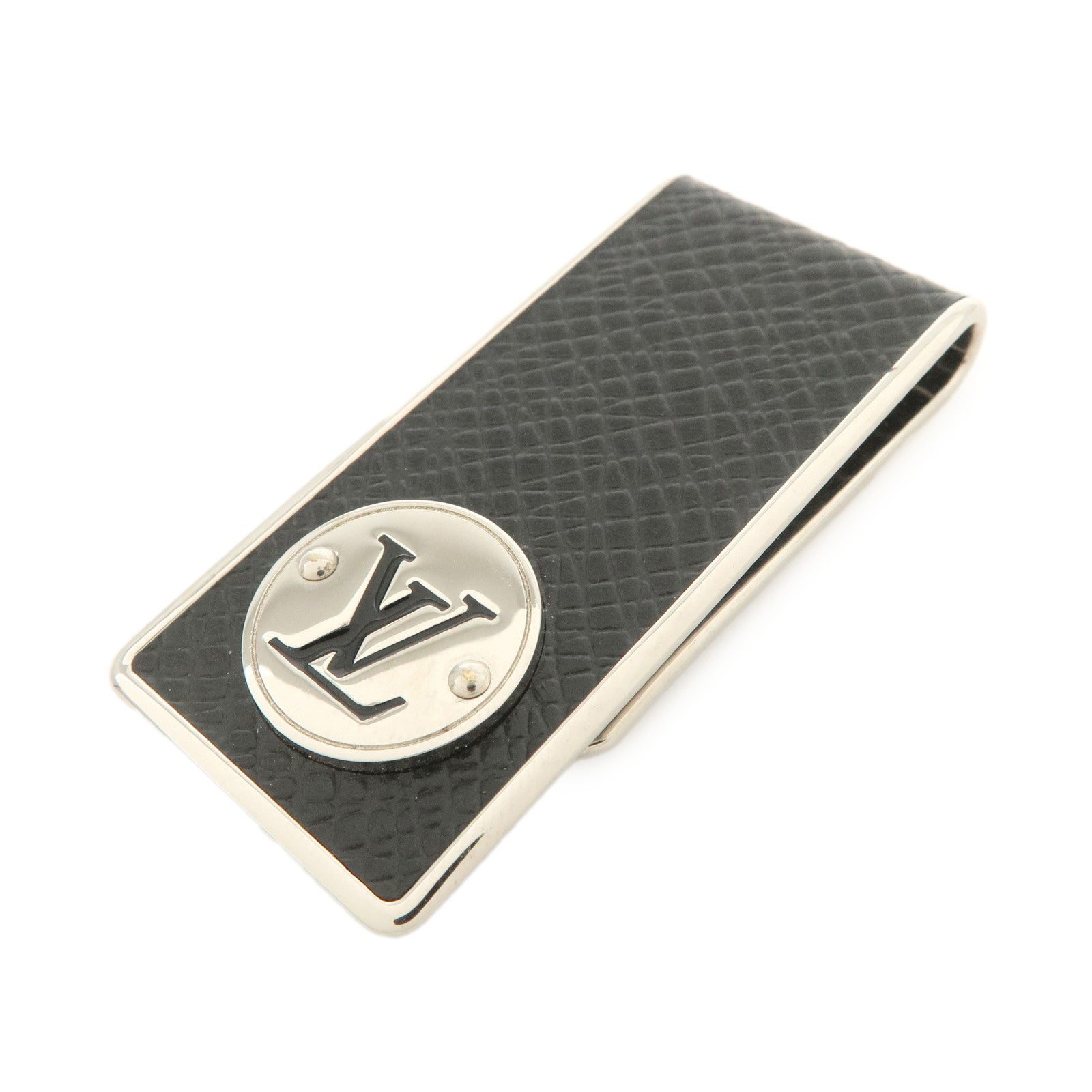Louis Vuitton Pince Billets Neo LV Club Money Clip Black M63069 Used