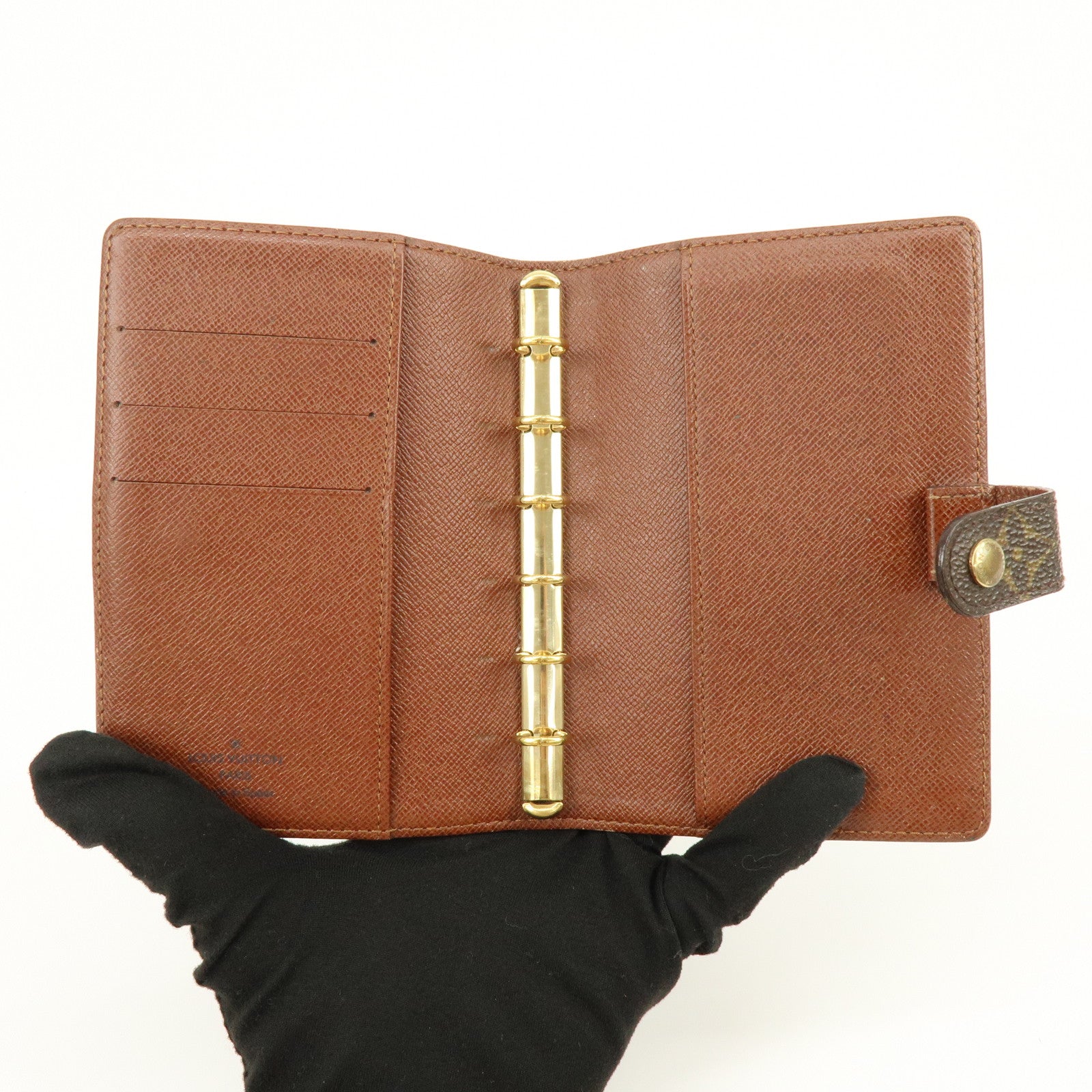 Louis Vuitton Monogram Agenda PM Planner Cover Brown R20005