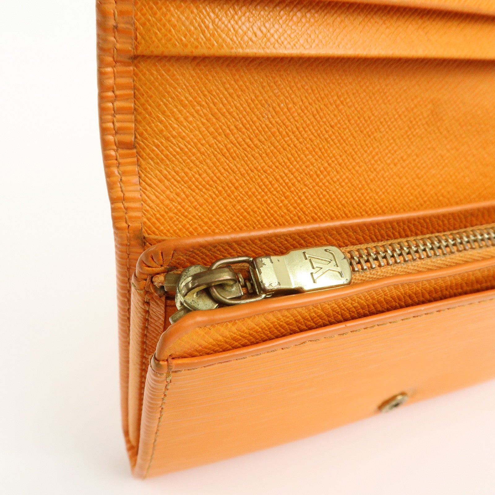 Louis Vuitton Epi Leather Porte Monnaie Billet Tresor Wallet M6350H