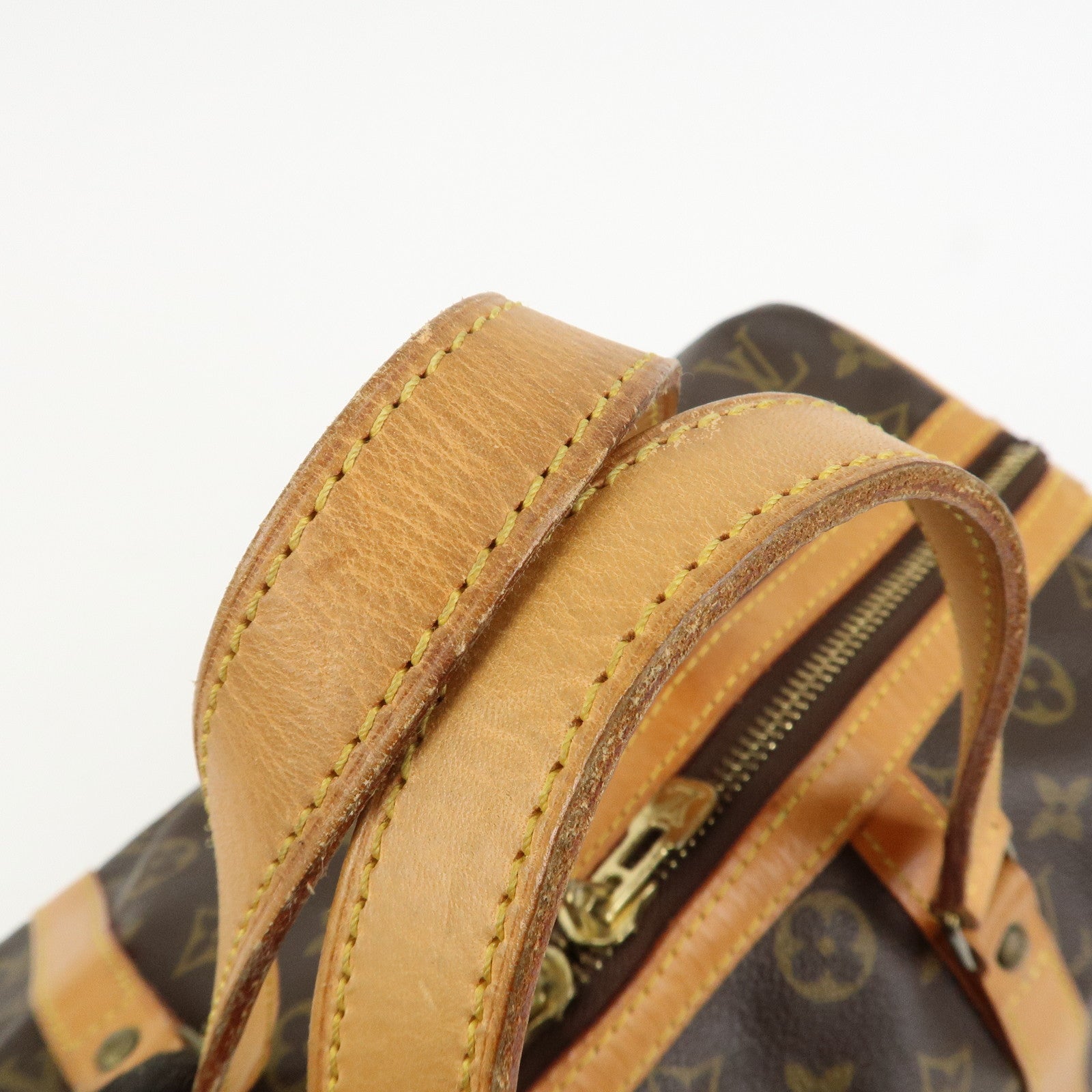 Louis Vuitton Monogram Sac Souple 35 Boston Bag Brown M41626