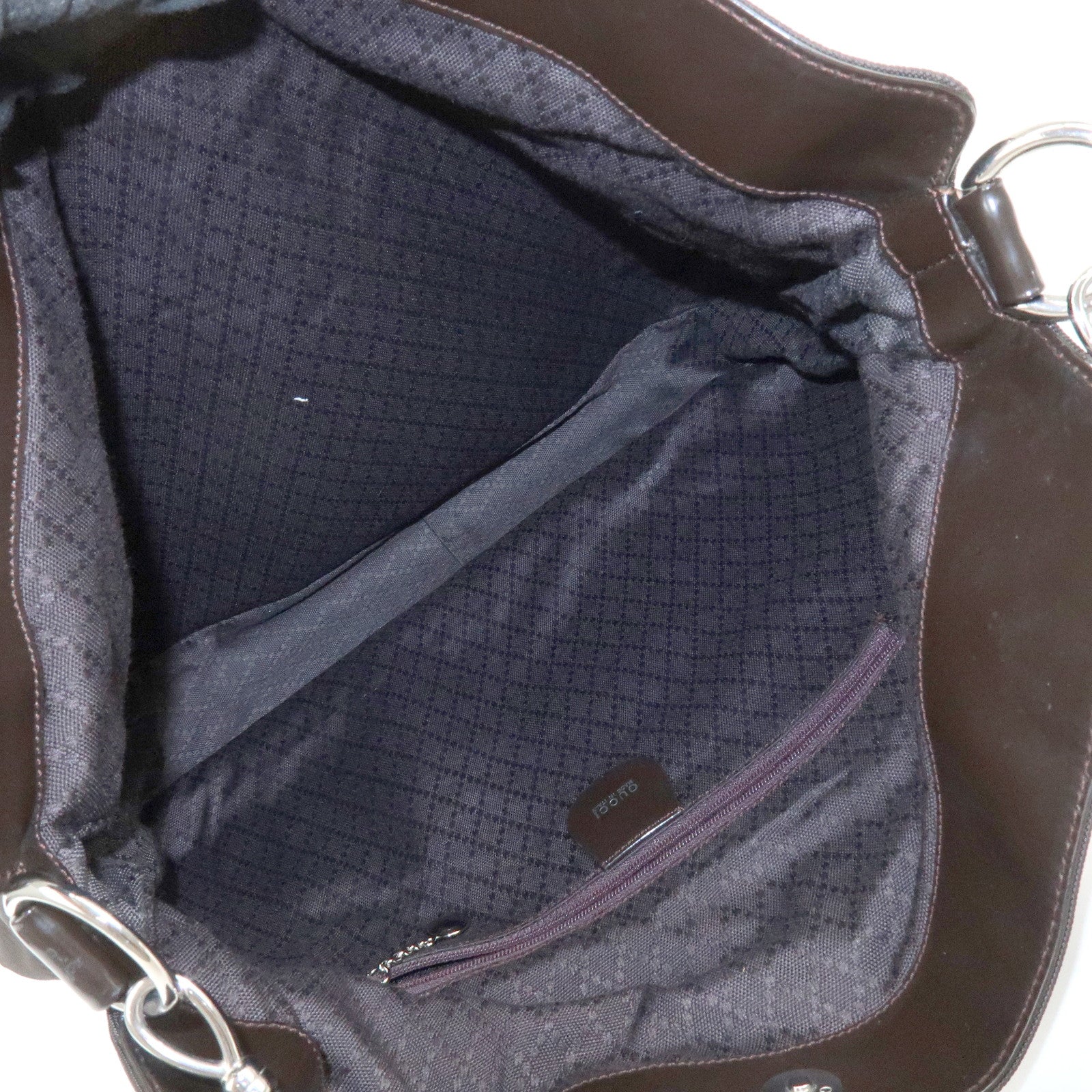 GUCCI Bamboo Nylon Leather 2Way Bag Hand Bag Shoulder Bag 001・2852