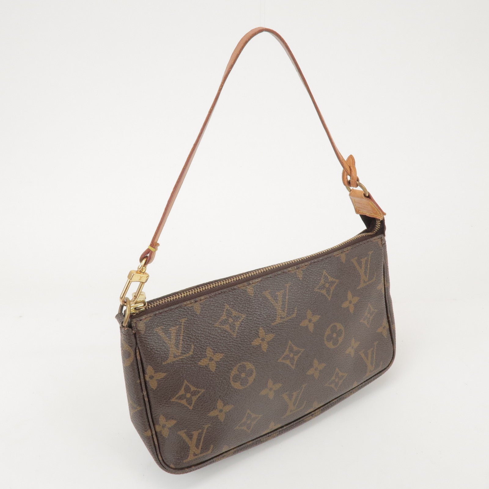 Louis Vuitton Monogram Pochette Accessoires Pouch Hand Bag M51980