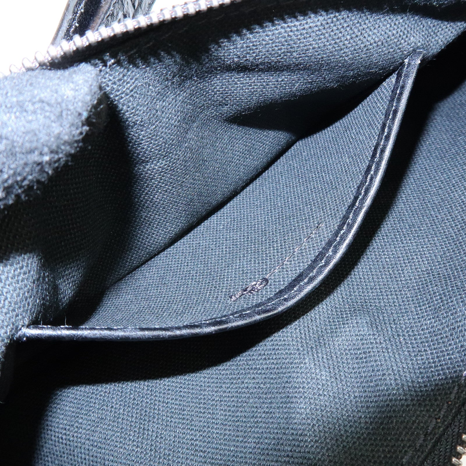 BURBERRY Canvas Leather Plaid Shoulder Bag Black Green