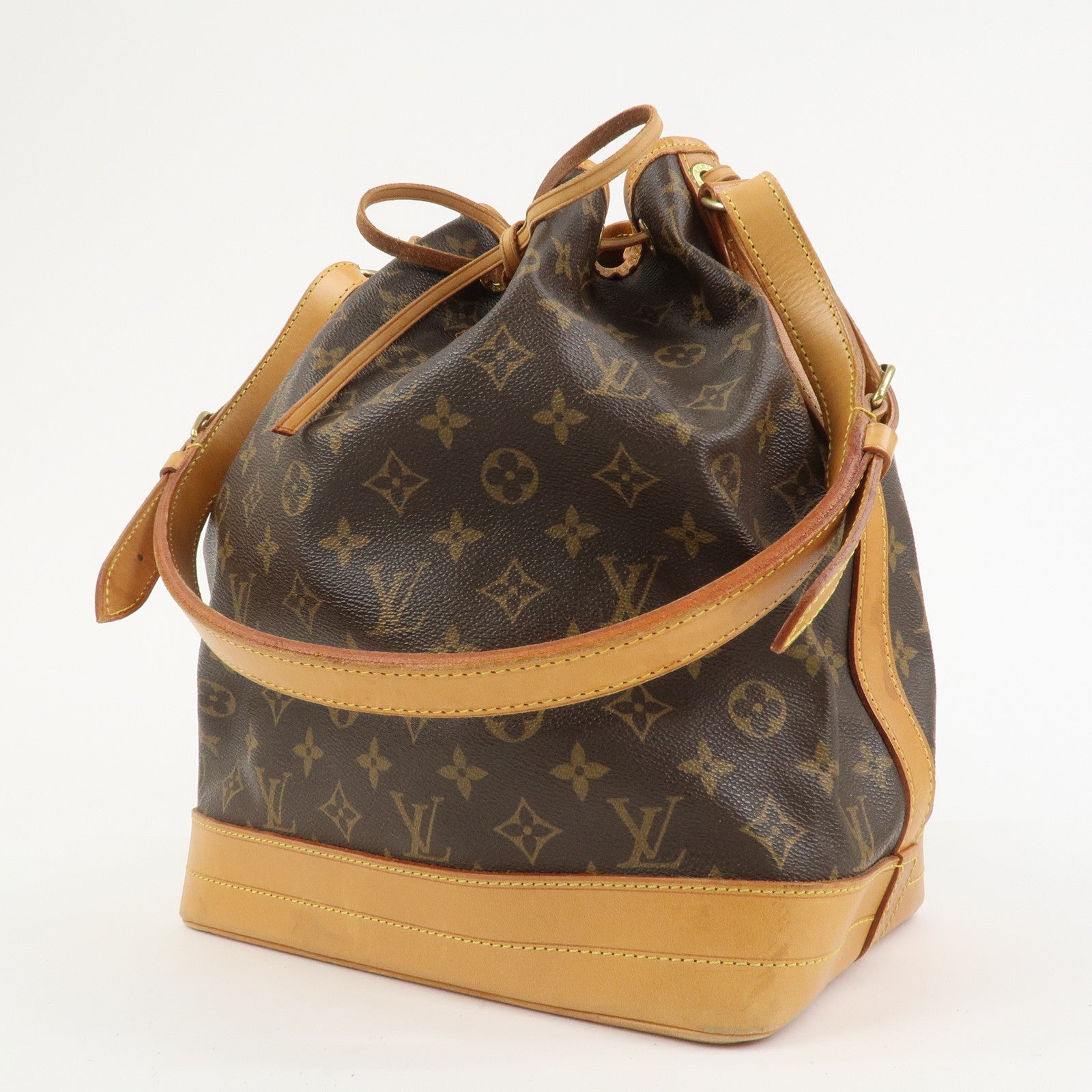 Louis Vuitton Monogram Noe Shoulder Bag Hand Bag Brown M42224