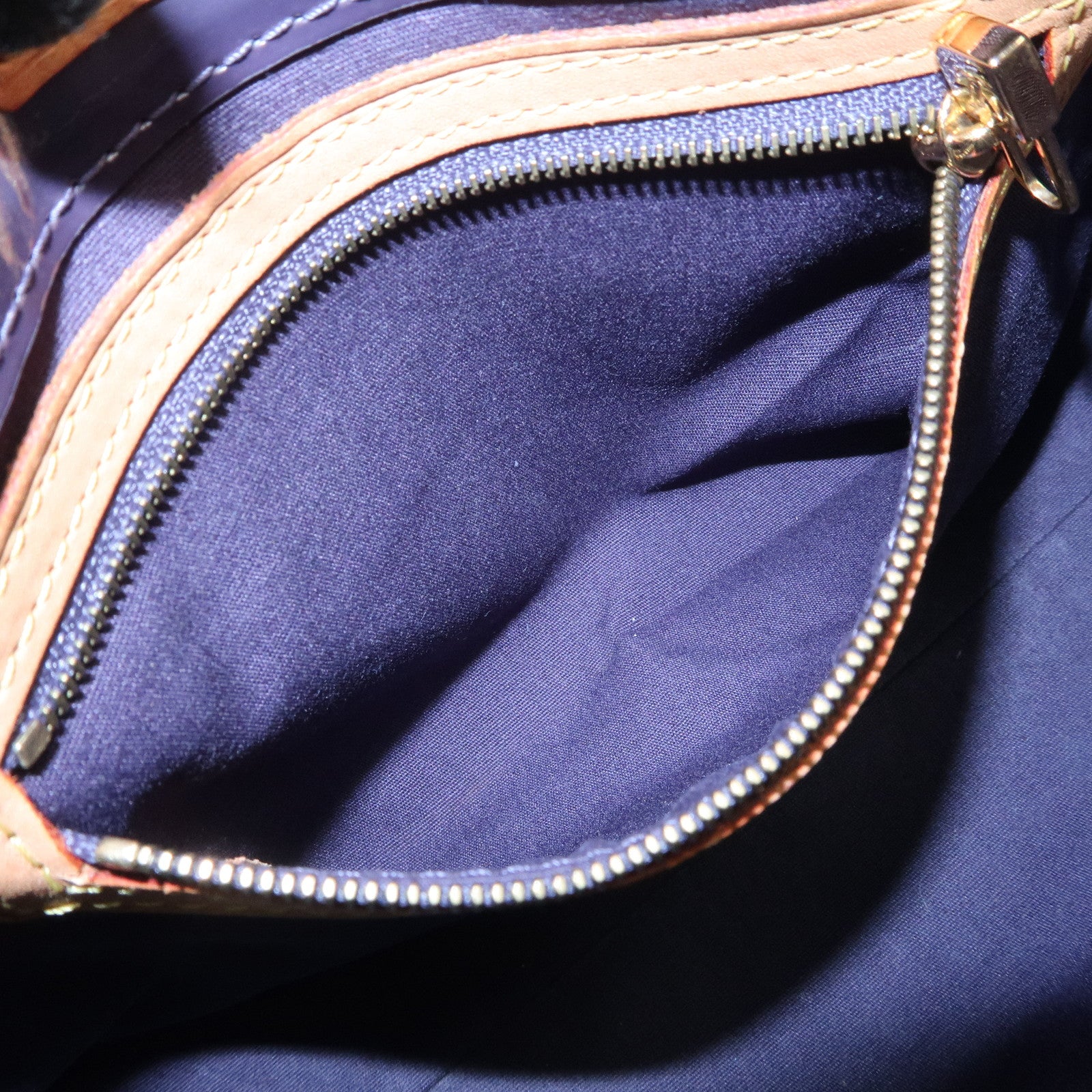Louis Vuitton Monogram Vernis Lead PM Hand Bag Indigo M91335