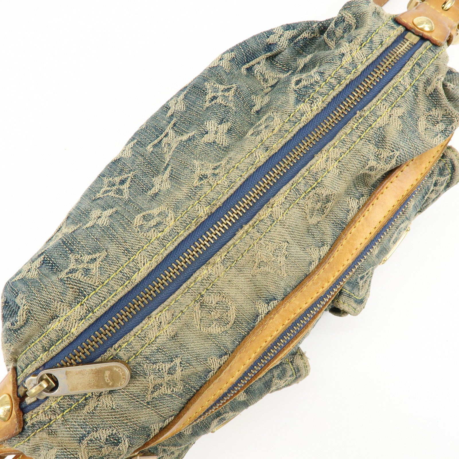 Louis Vuitton Monogram Denim Baggy PM 2Way Bag Shoulder Bag M95049