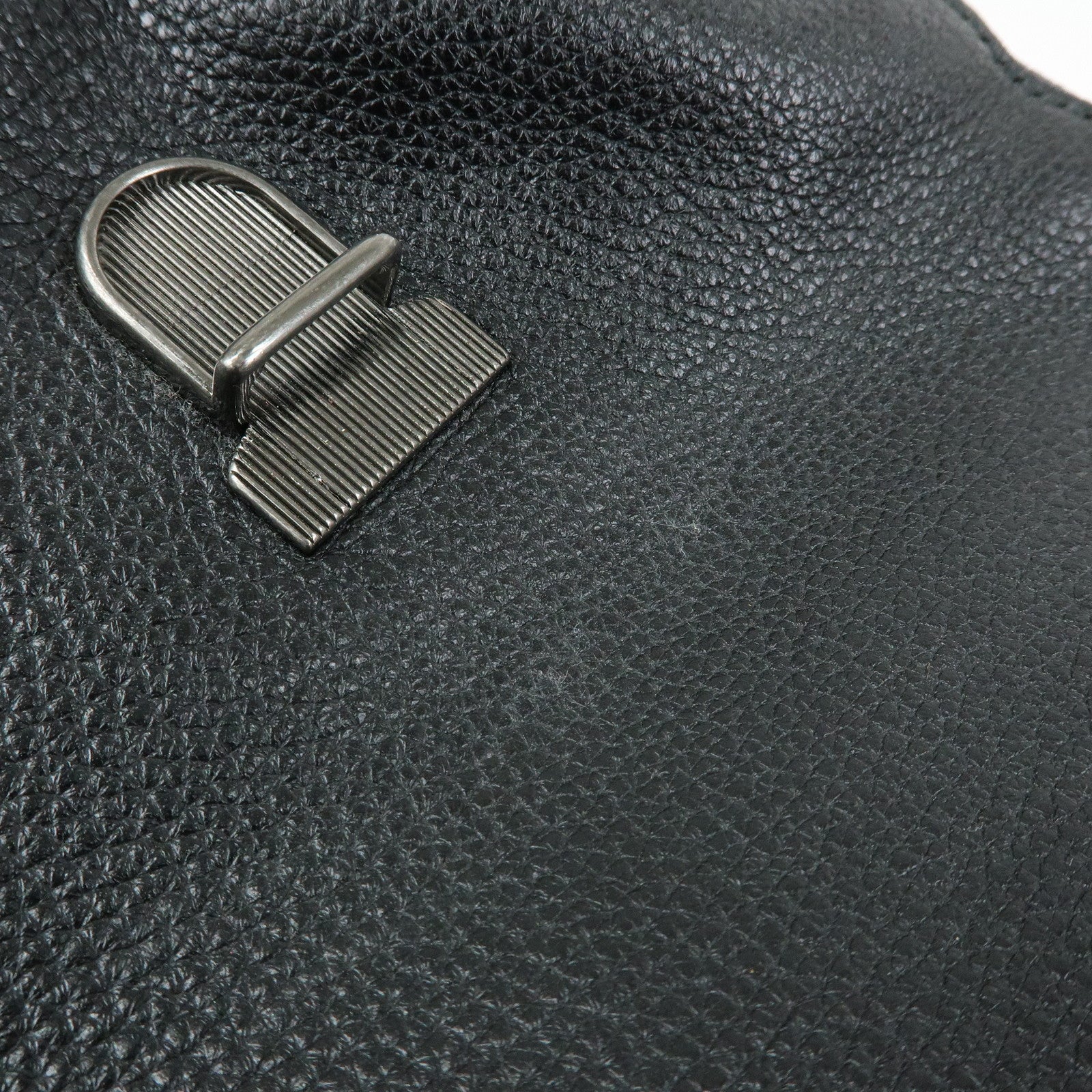 Dolce & Gabbana Leather 2Way Bag Hand Bag Shoulder Bag Black