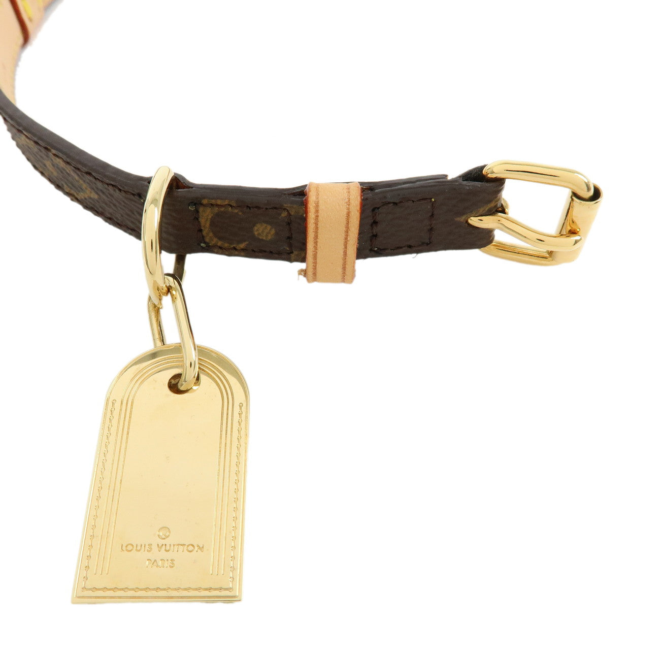 Louis Vuitton Monogram Canvas Collier Baxter XS Dog Collar M58073