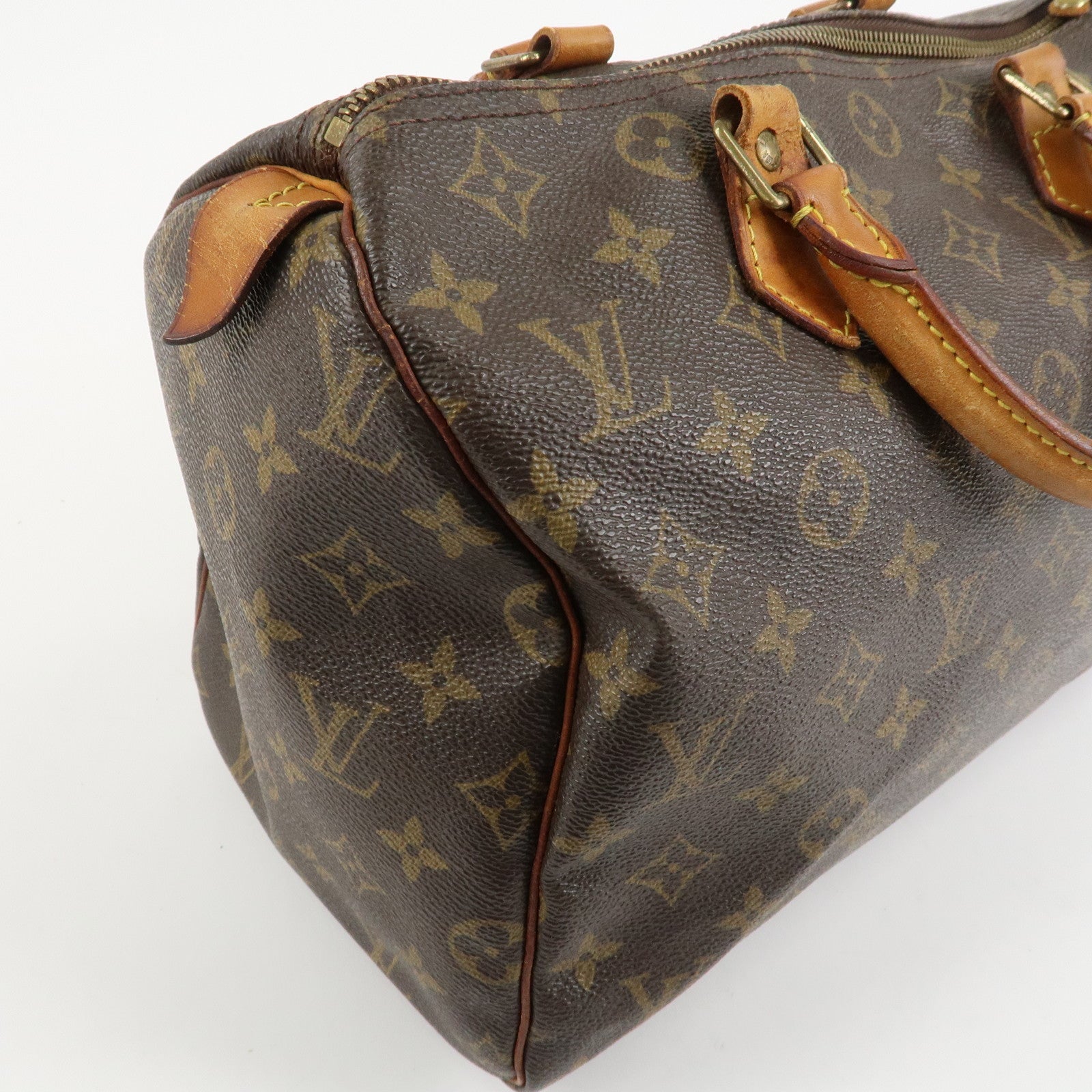 Louis Vuitton Monogram Speedy 30 Boston Bag Hand Bag M41526 Used