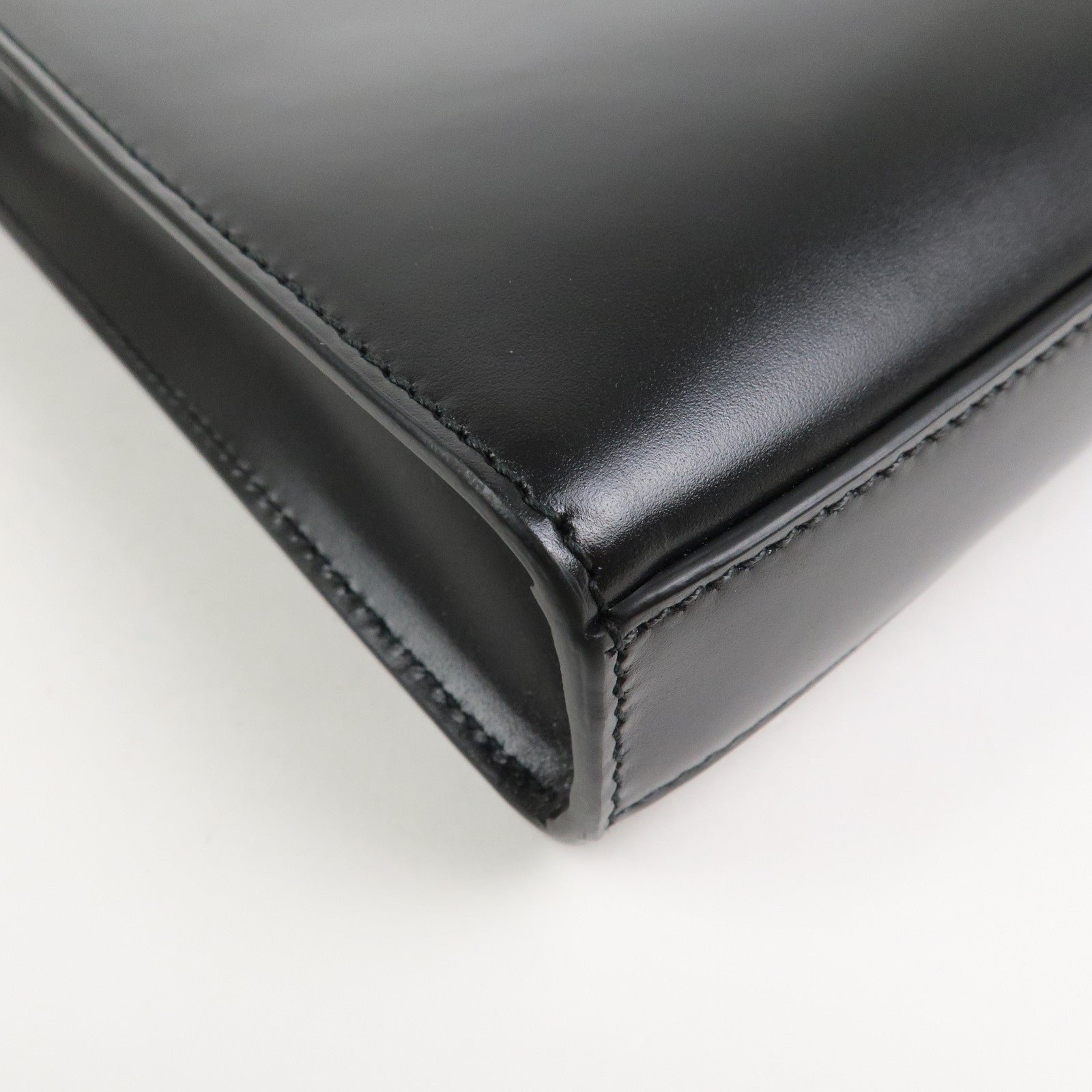 JIL SANDER Tangle Leather Small Shoulder Bag Crossbody Bag Black