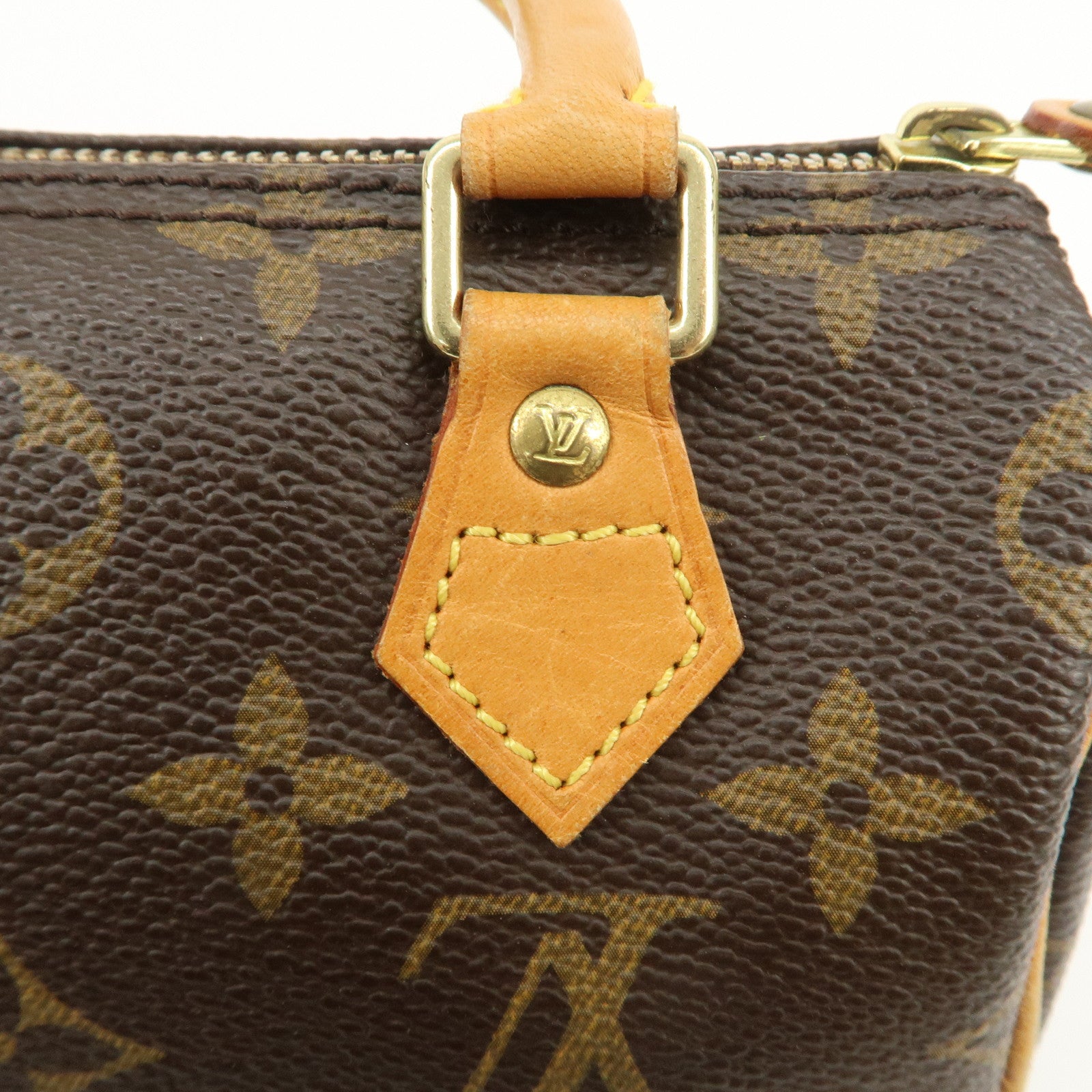 Louis Vuitton Monogram Mini Speedy & Shoulder Strap Brown M41534