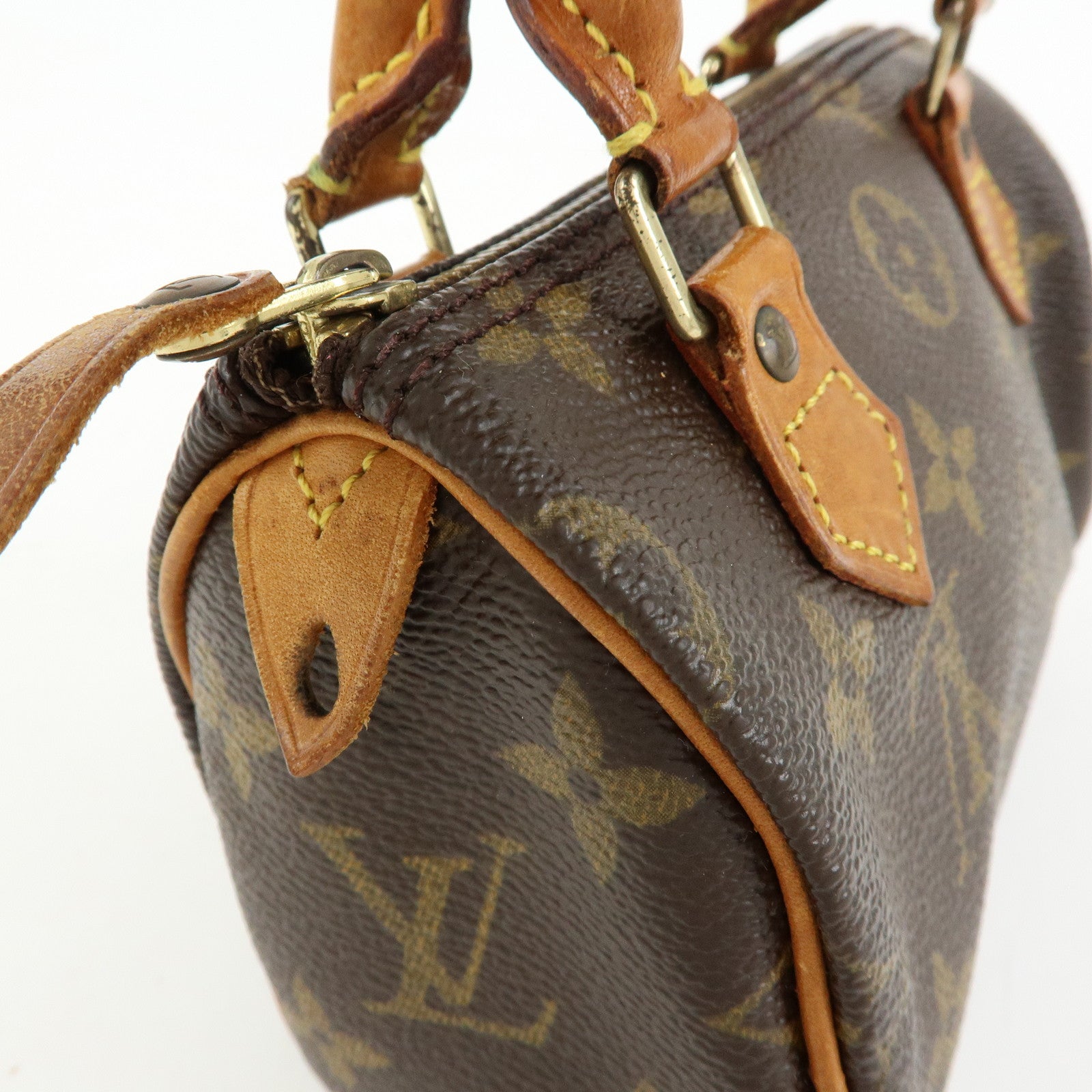 Louis Vuitton Monogram Canvas Mini Speedy Hand Boston Bag M41534