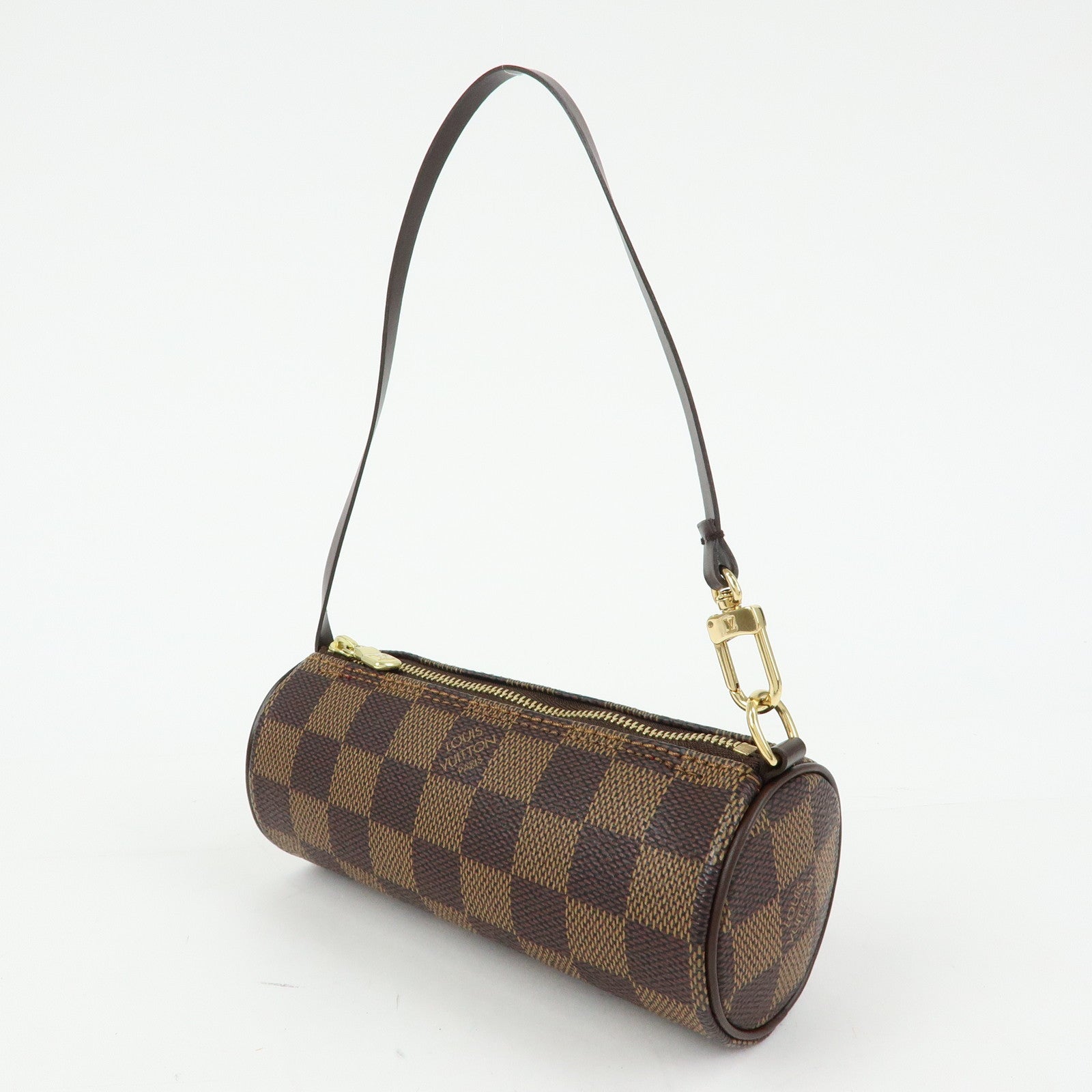 Louis Vuitton Damier Ebene Mini Pouch for Papillon Bag Brown