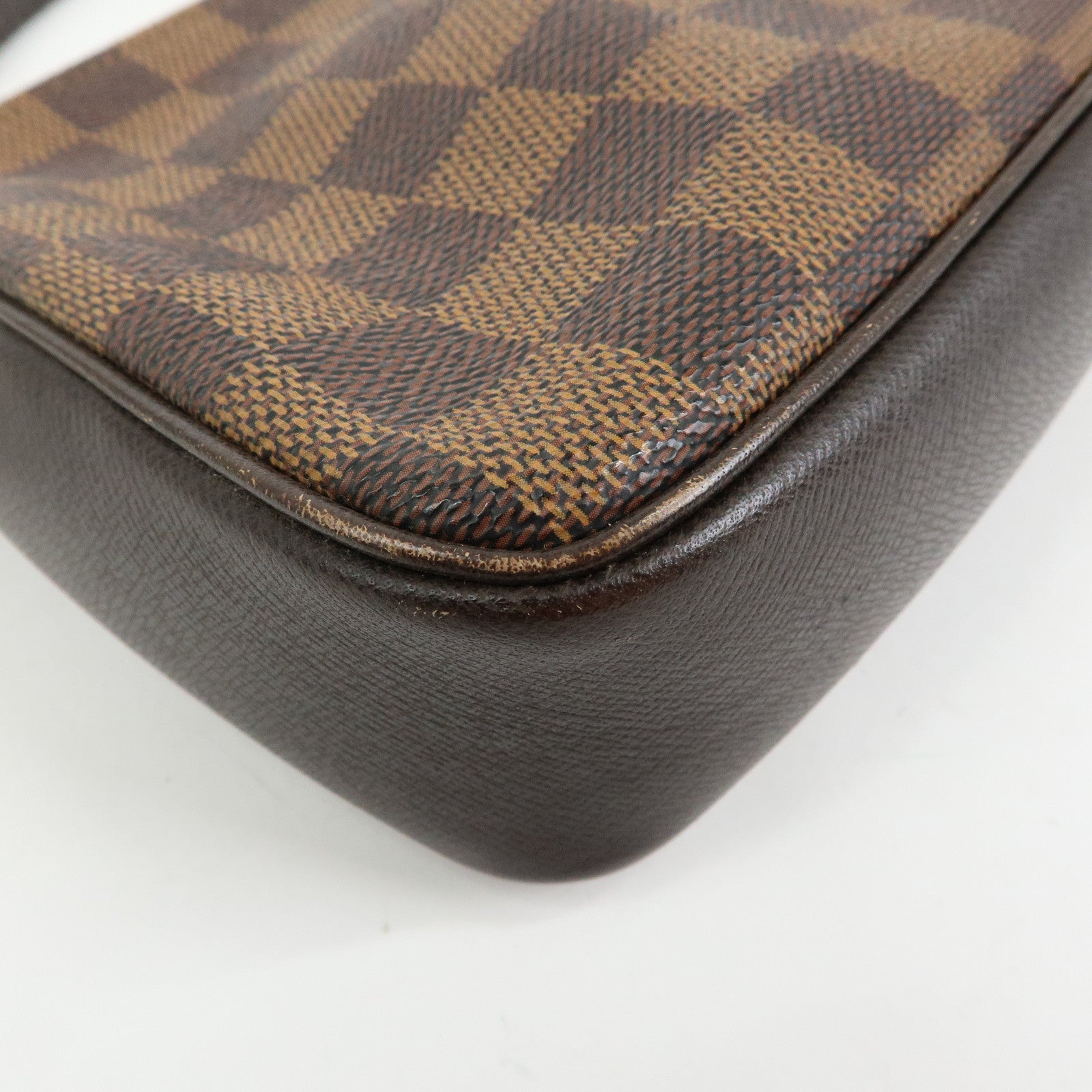 Louis Vuitton Damier Trousse Makeup Accessory Pouch Brown N51982