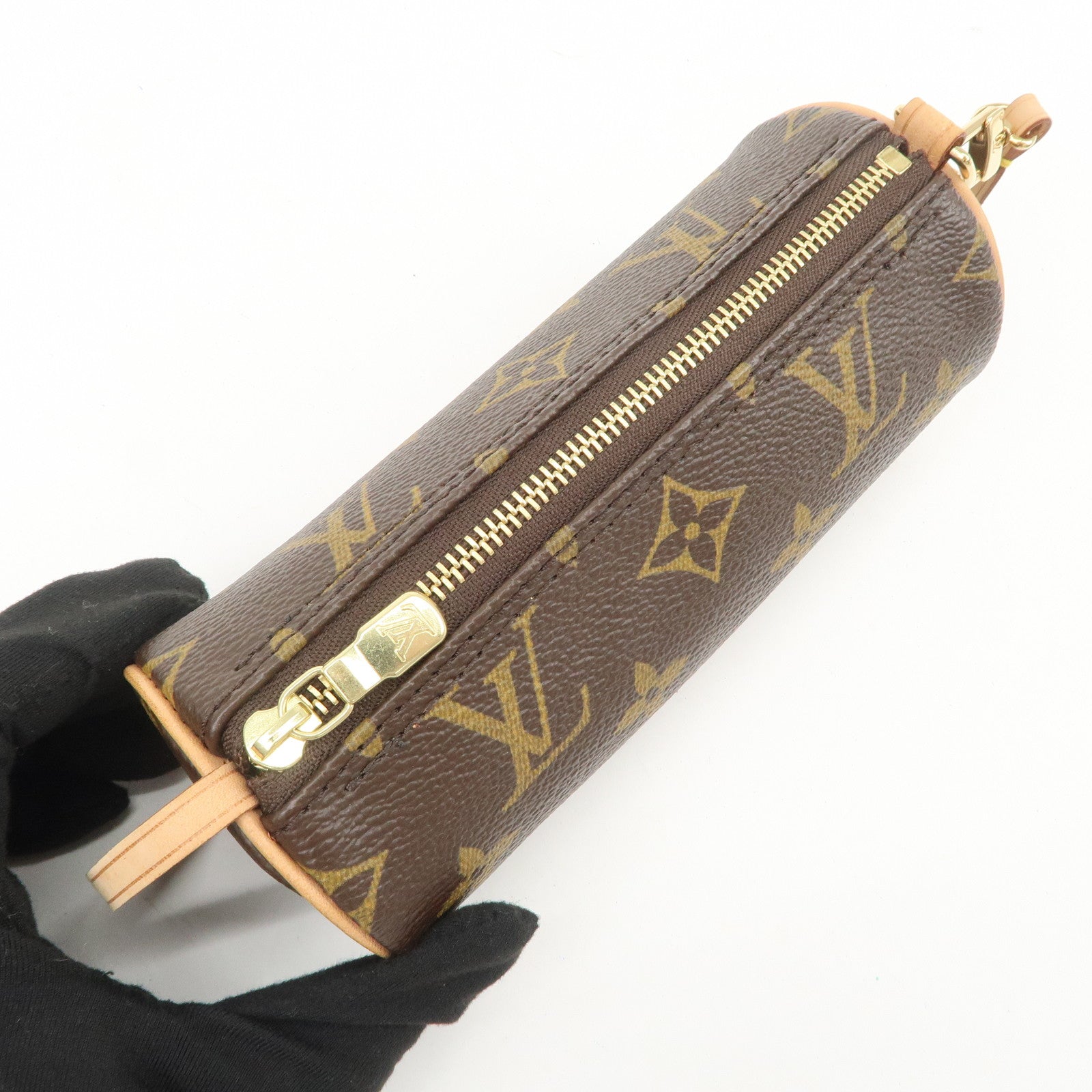 Louis Vuitton Mini Pouch for Papillon Bag New Style Brown