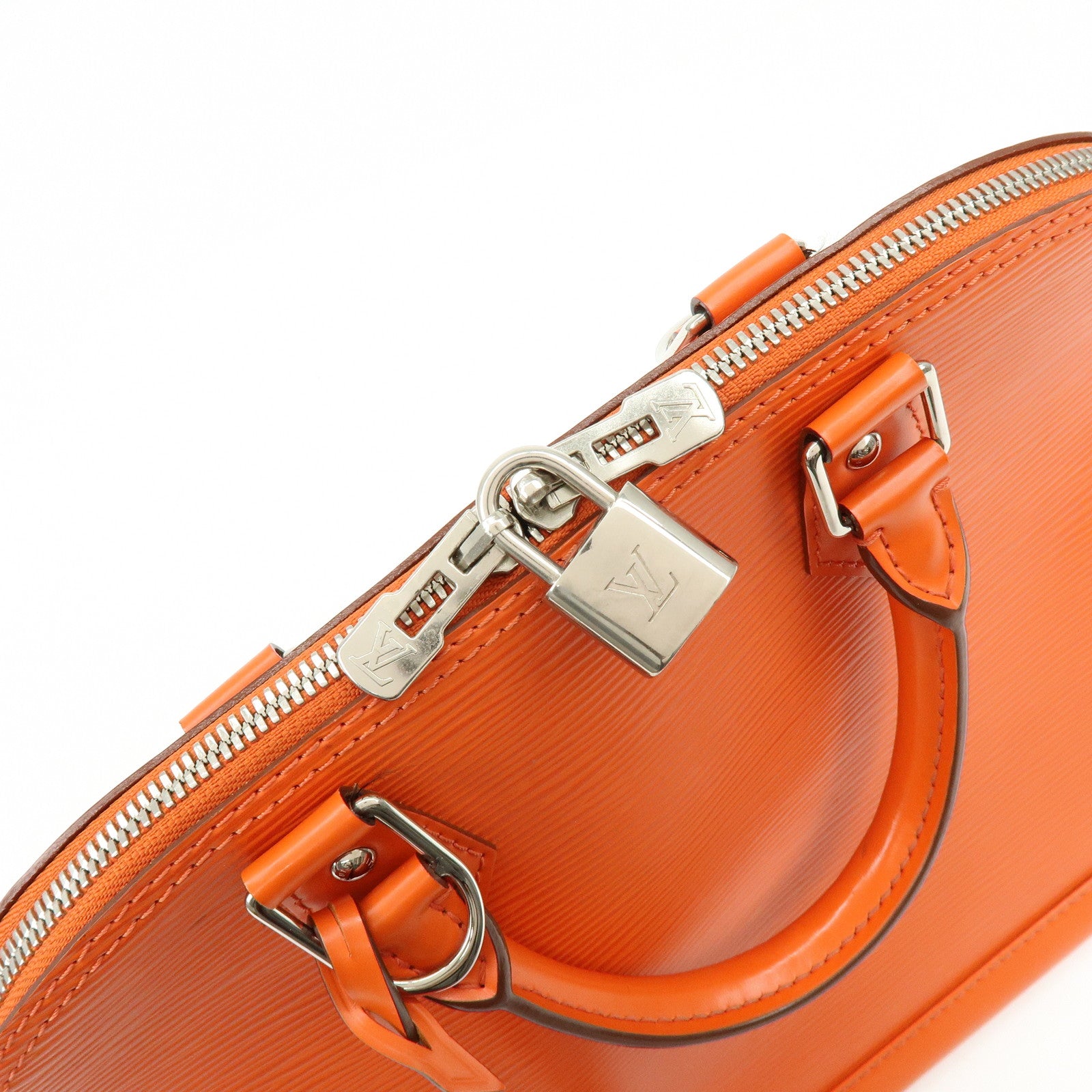 Louis Vuitton Epi Alma PM Hand Bag Pimont Orange M40623