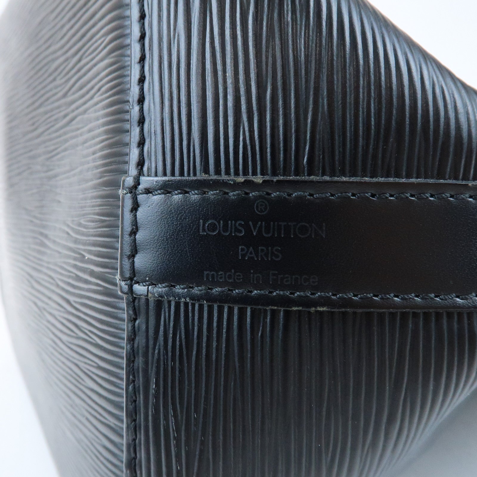 Louis Vuitton Epi Petit Noe Shoulder Bag Noir Black M59012