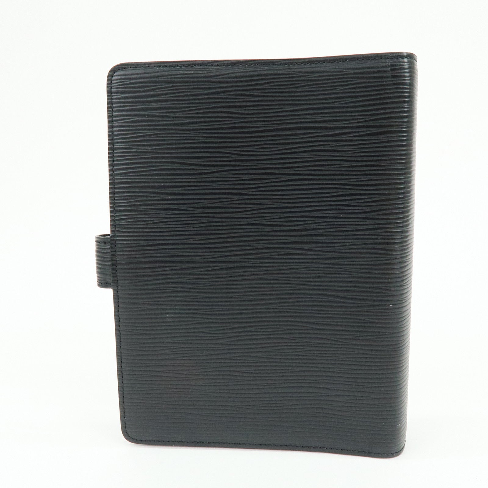 Louis Vuitton Epi Agenda MM Planner Cover Noir Black R20202