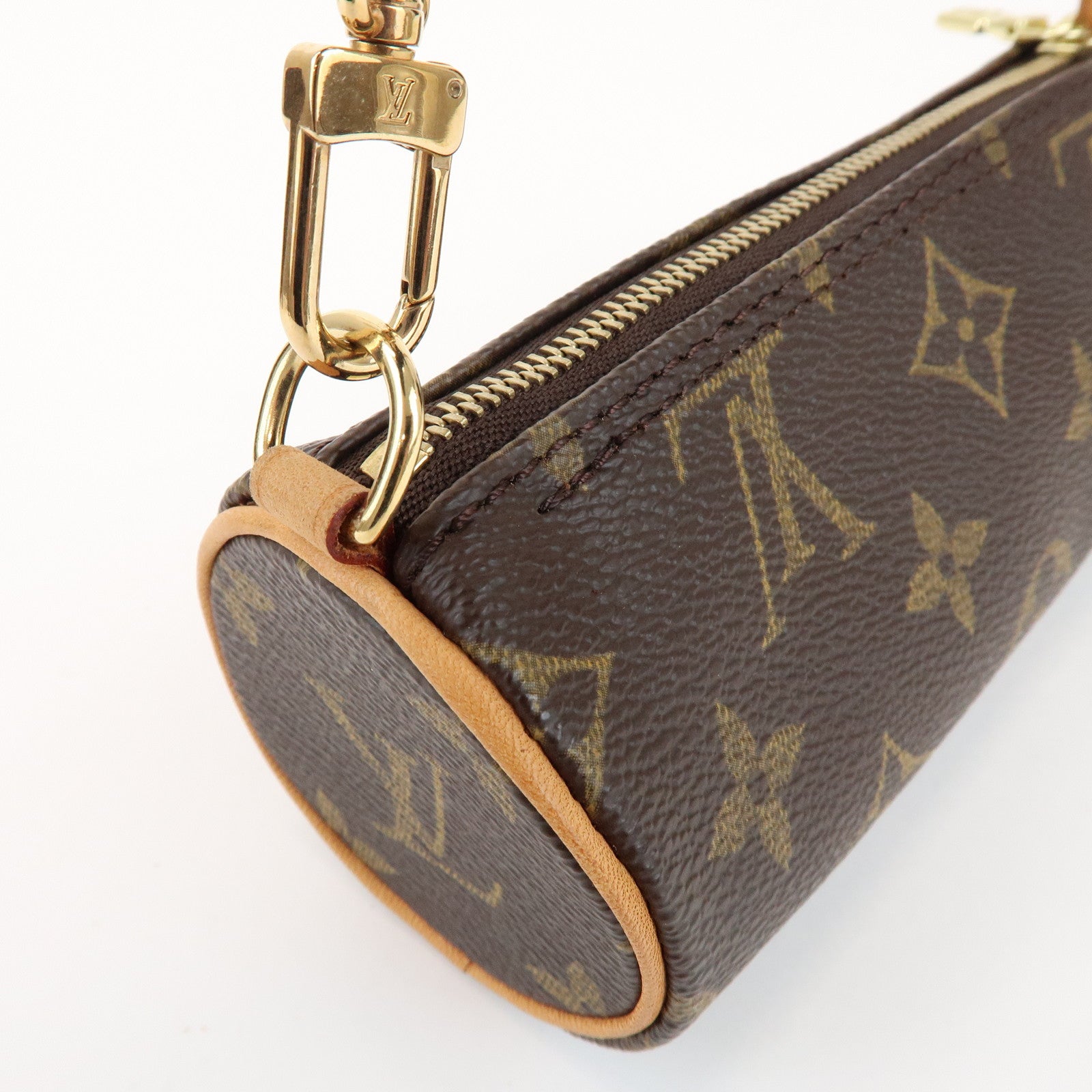 Louis Vuitton Monogram Mini Pouch for Papillon Bag Brown